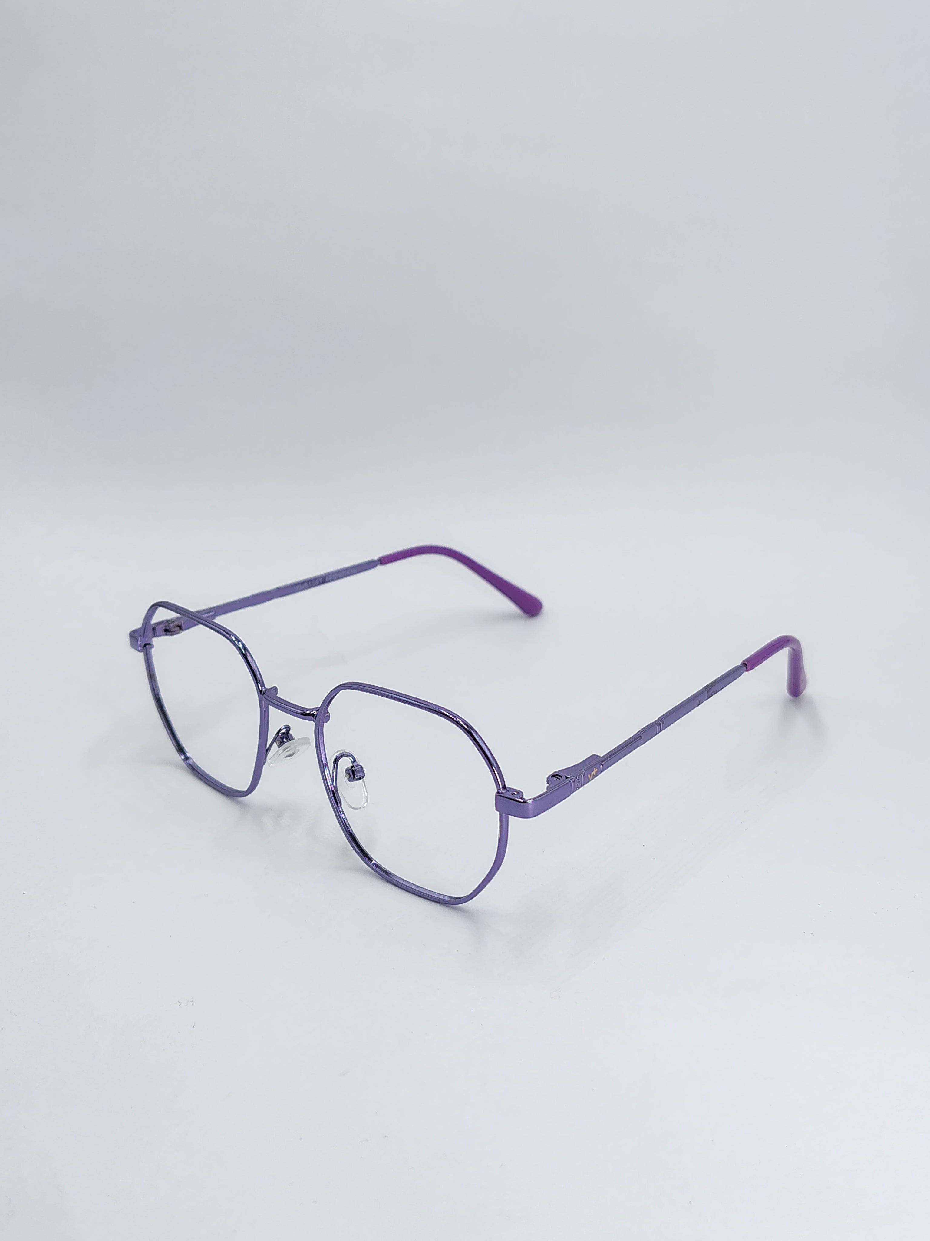 vision plus lavender metallic frame