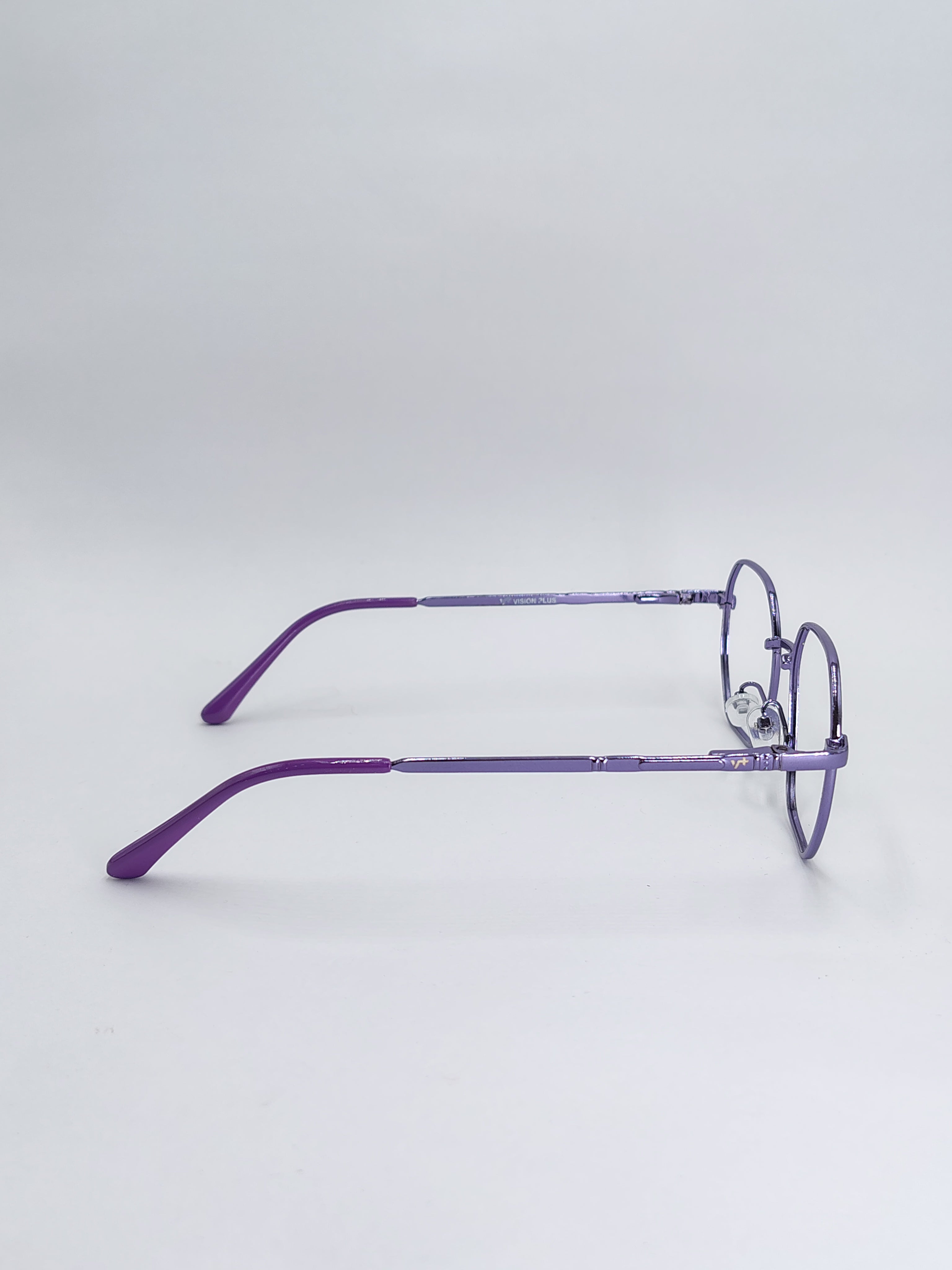 vision plus lavender metallic frame