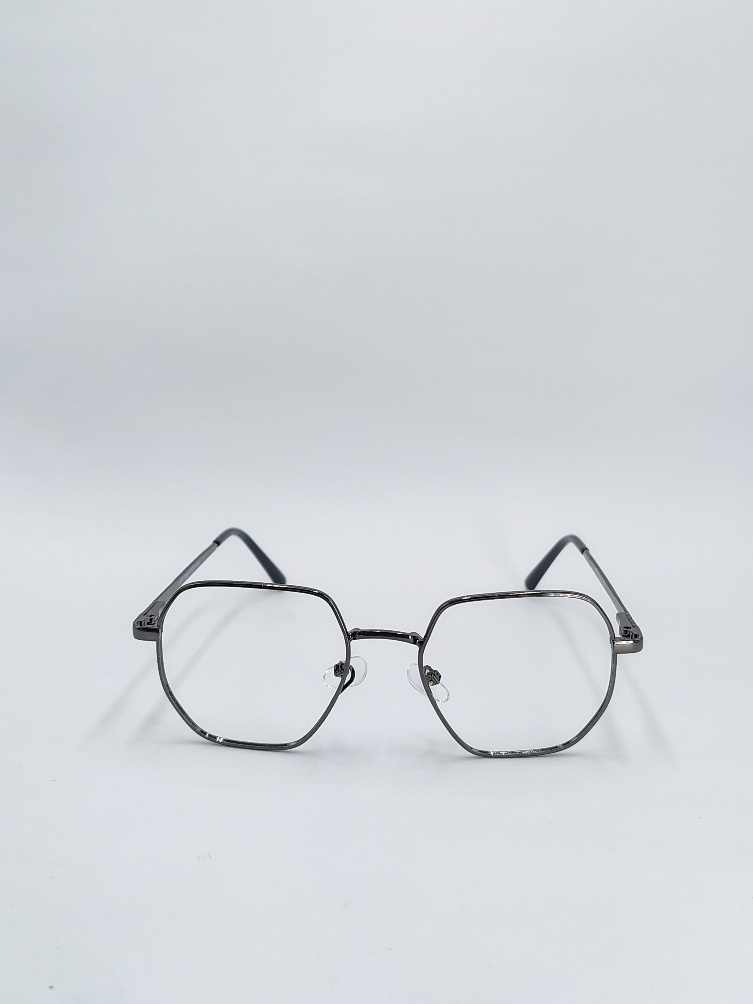 vision plus gray metallic frame