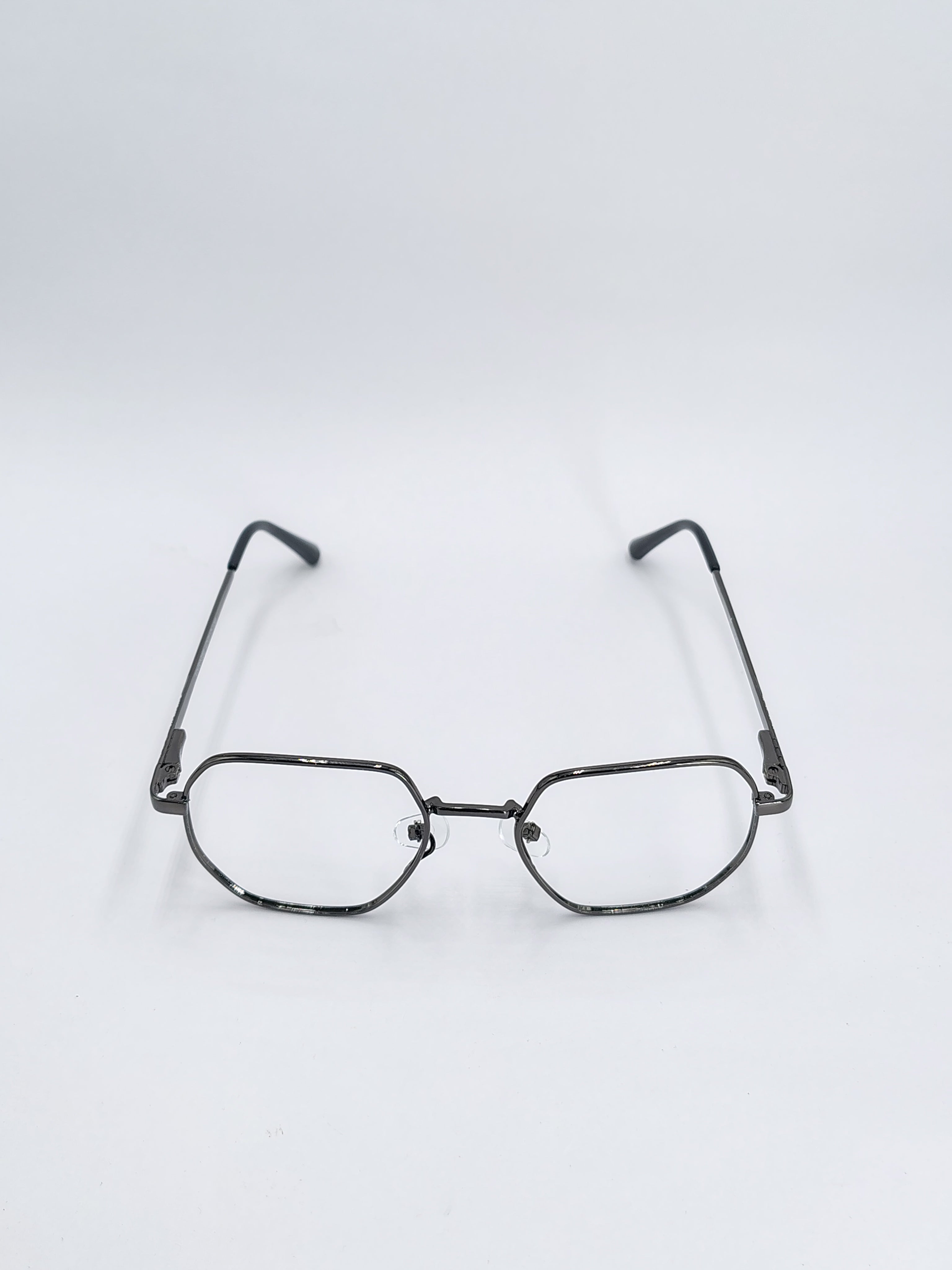 vision plus gray metallic frame