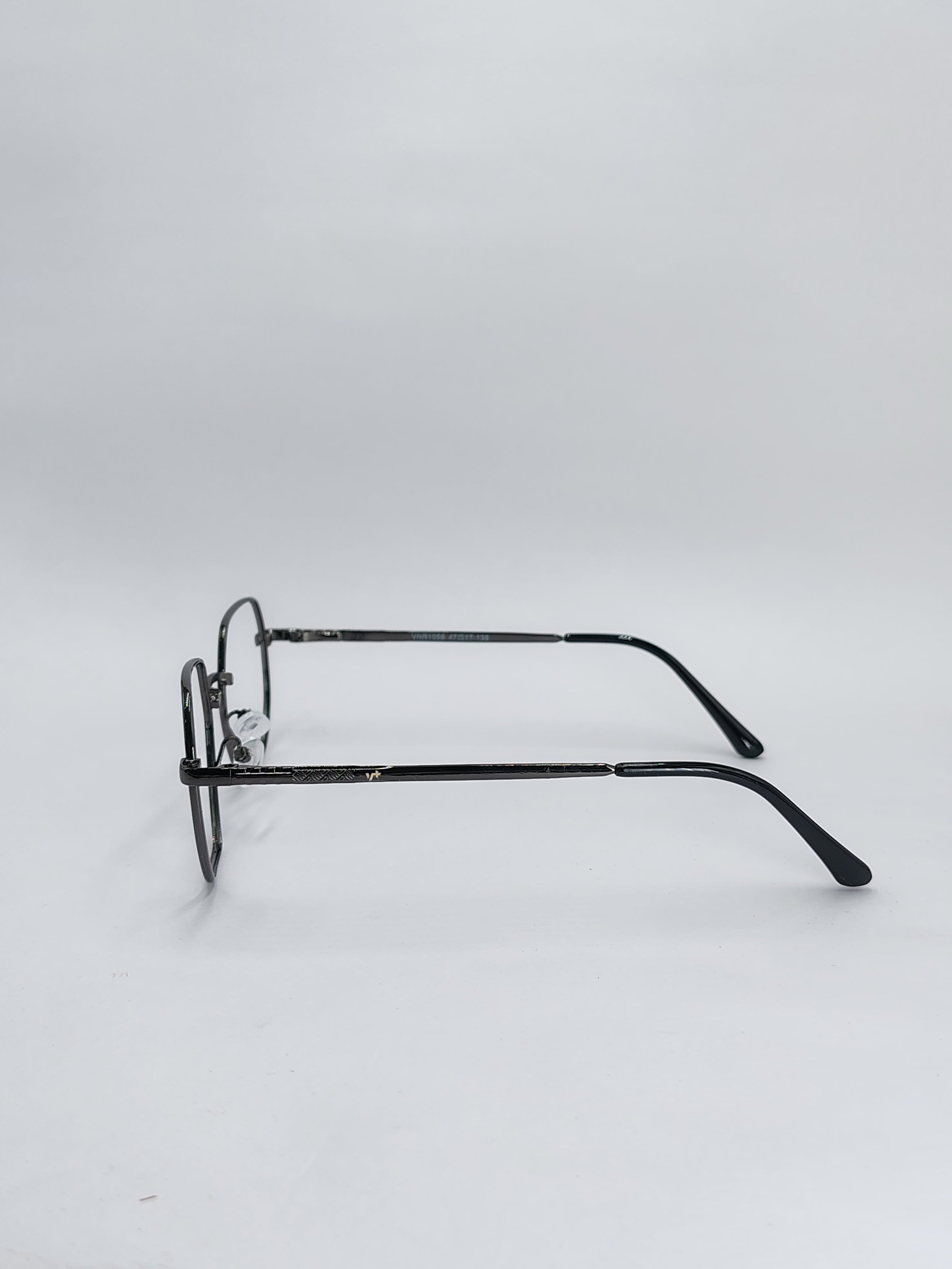 vision plus gray metallic frame
