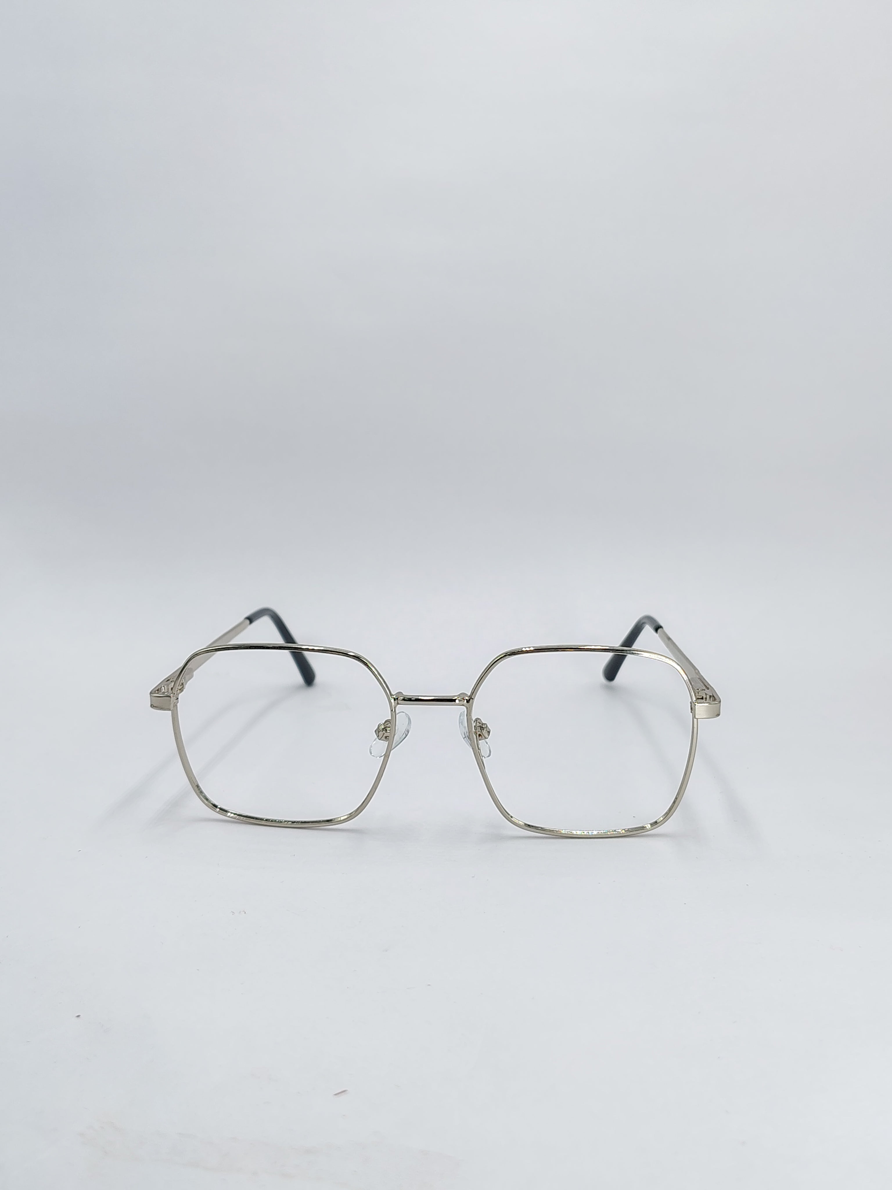vision plus silver metallic frame