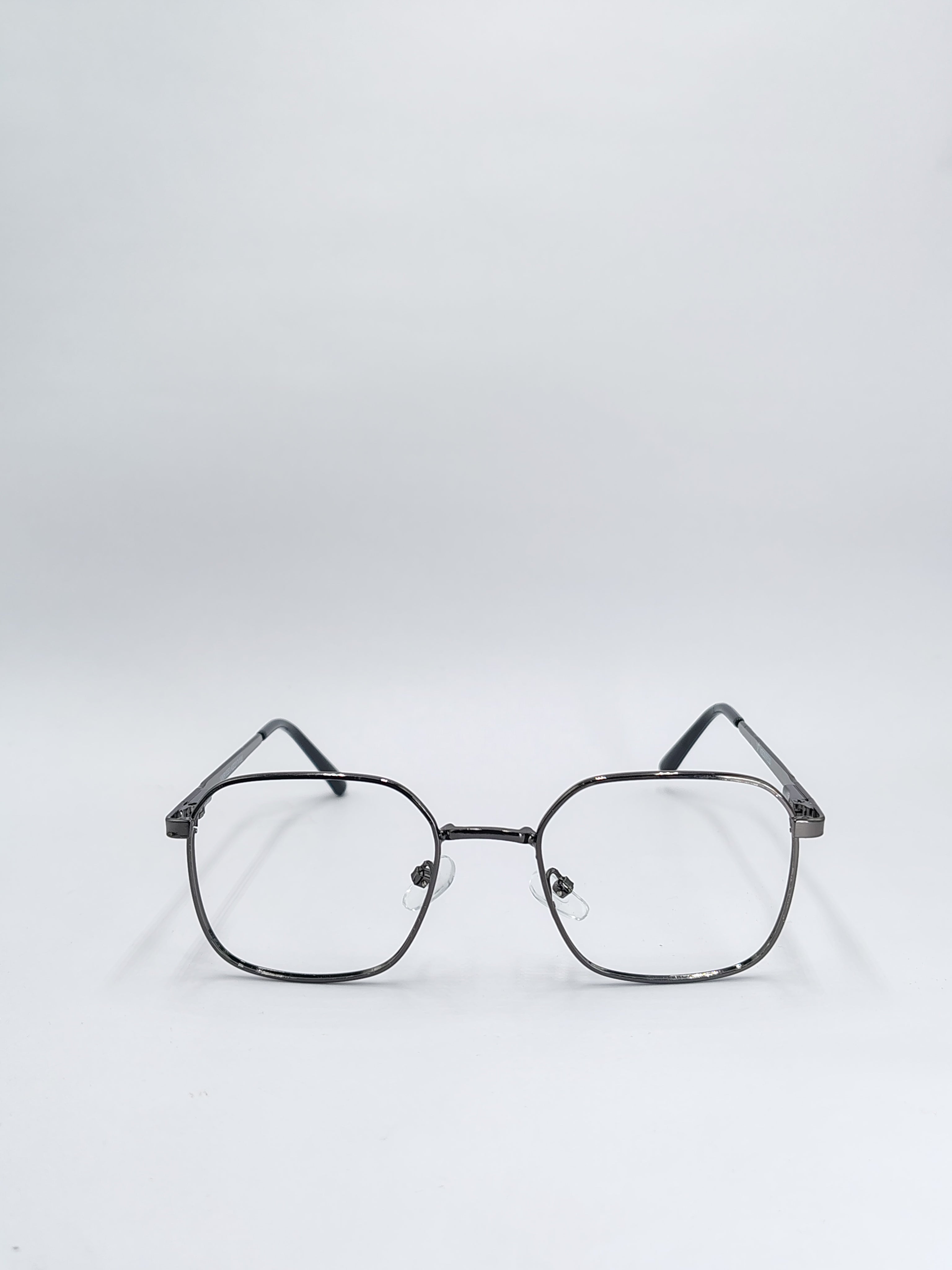 vision plus gray metallic frame
