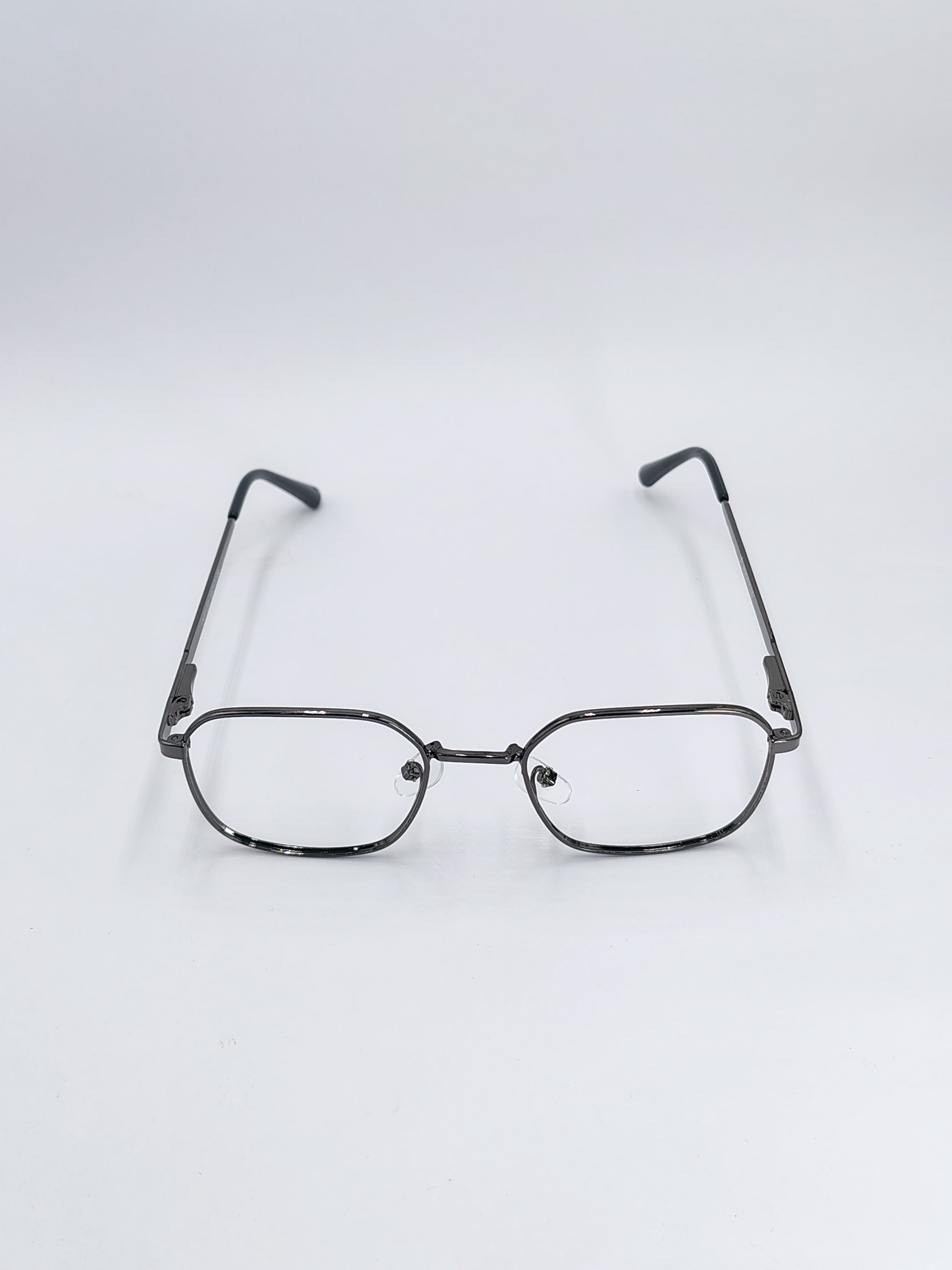vision plus gray metallic frame