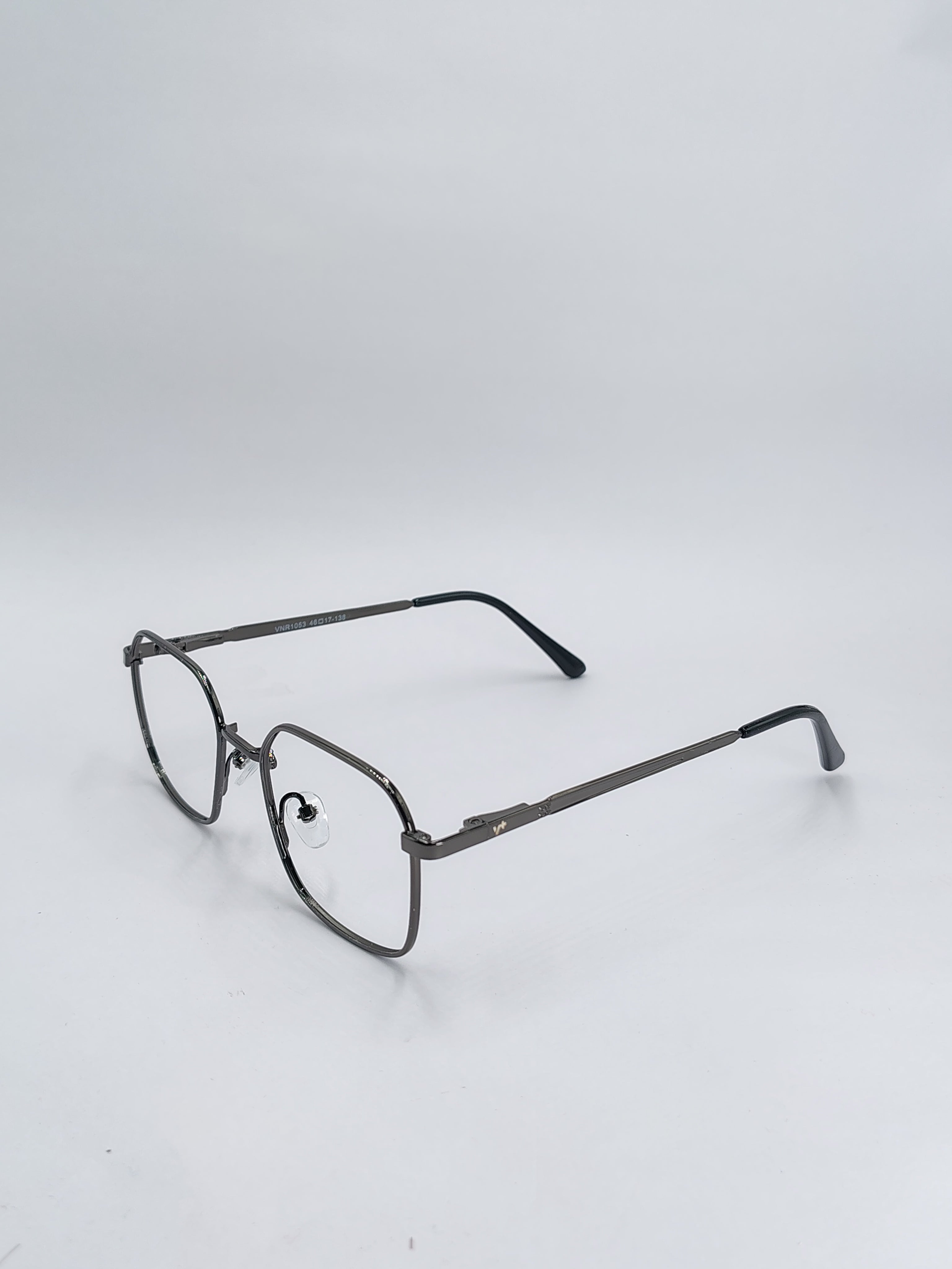 vision plus gray metallic frame