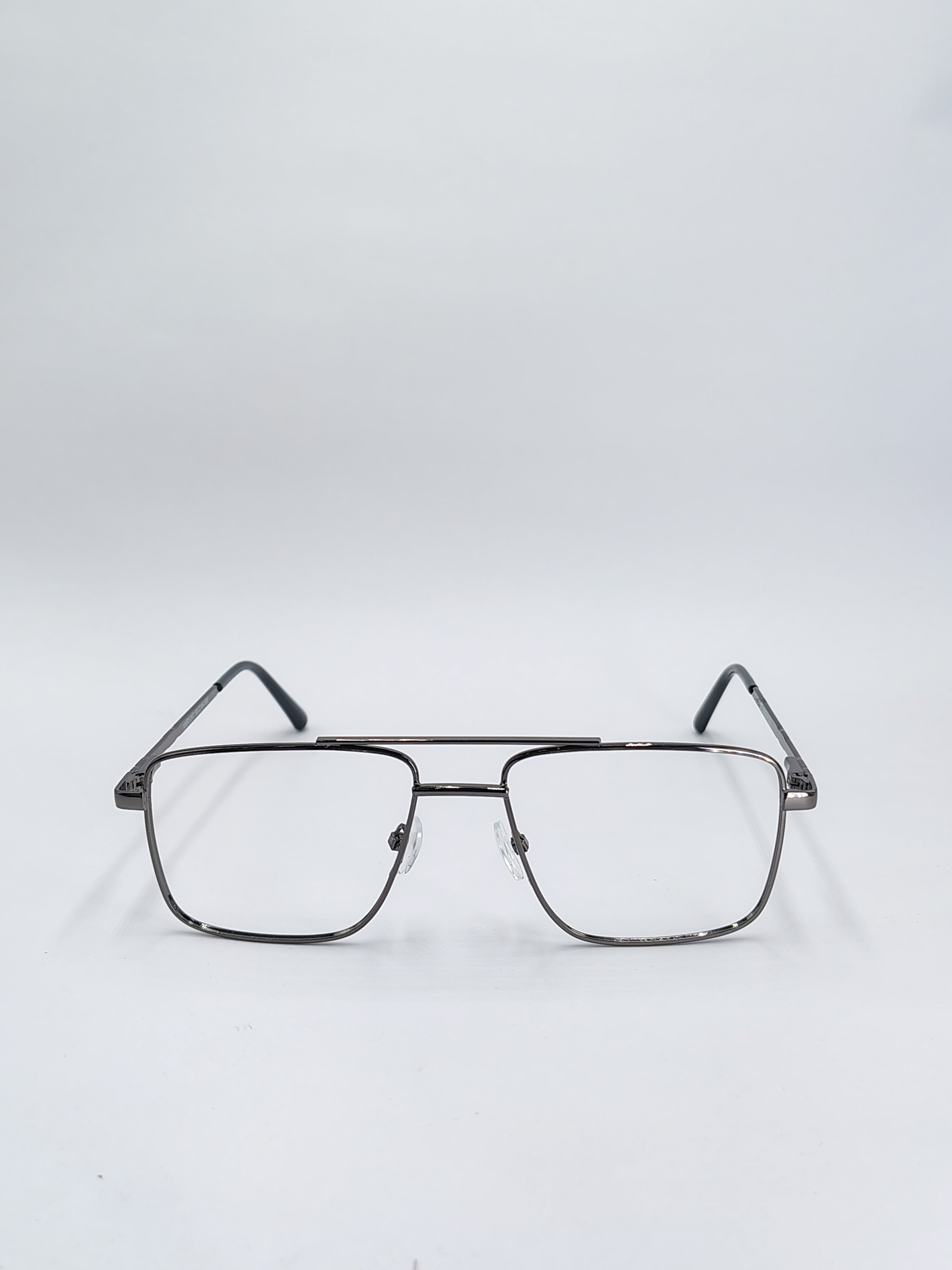 vision plus double bar gray metallic frame