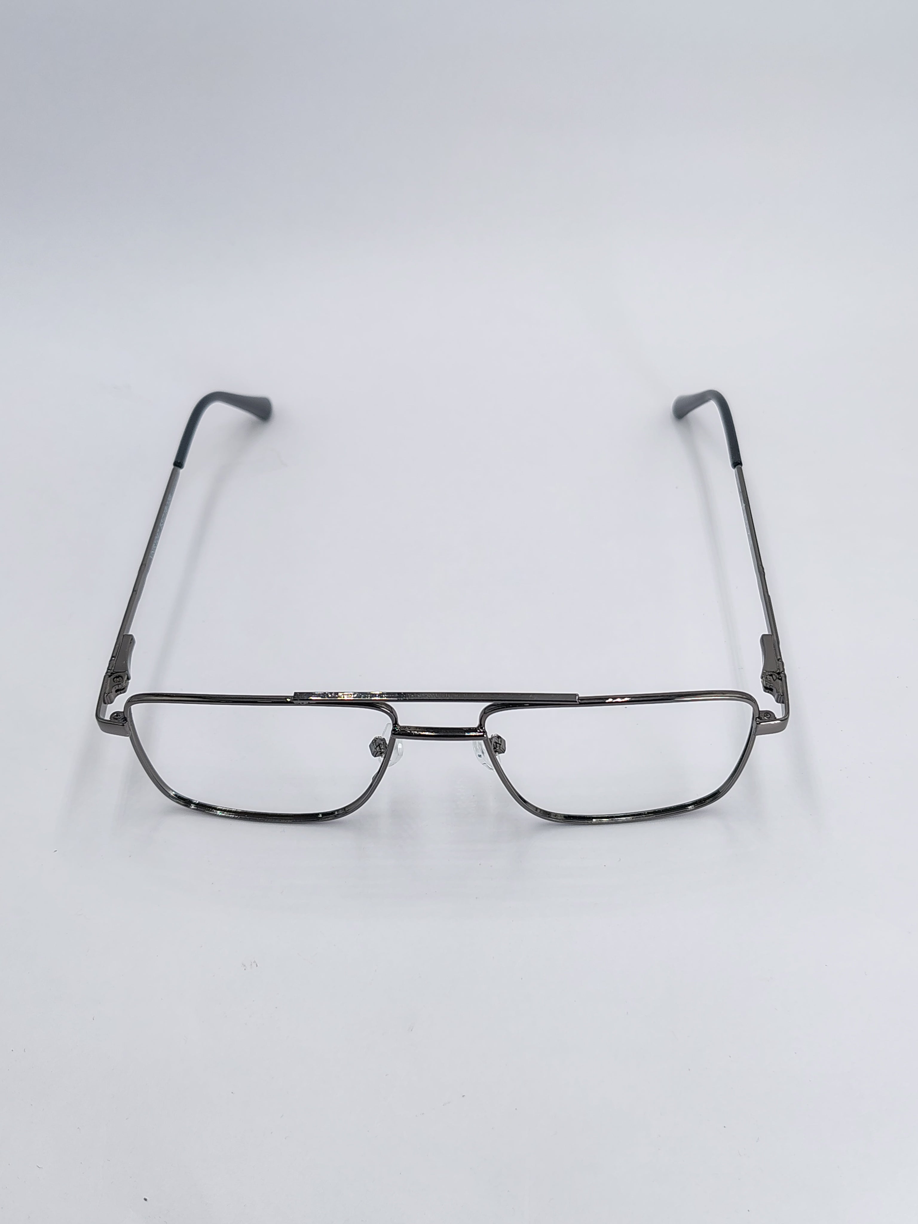vision plus double bar gray metallic frame