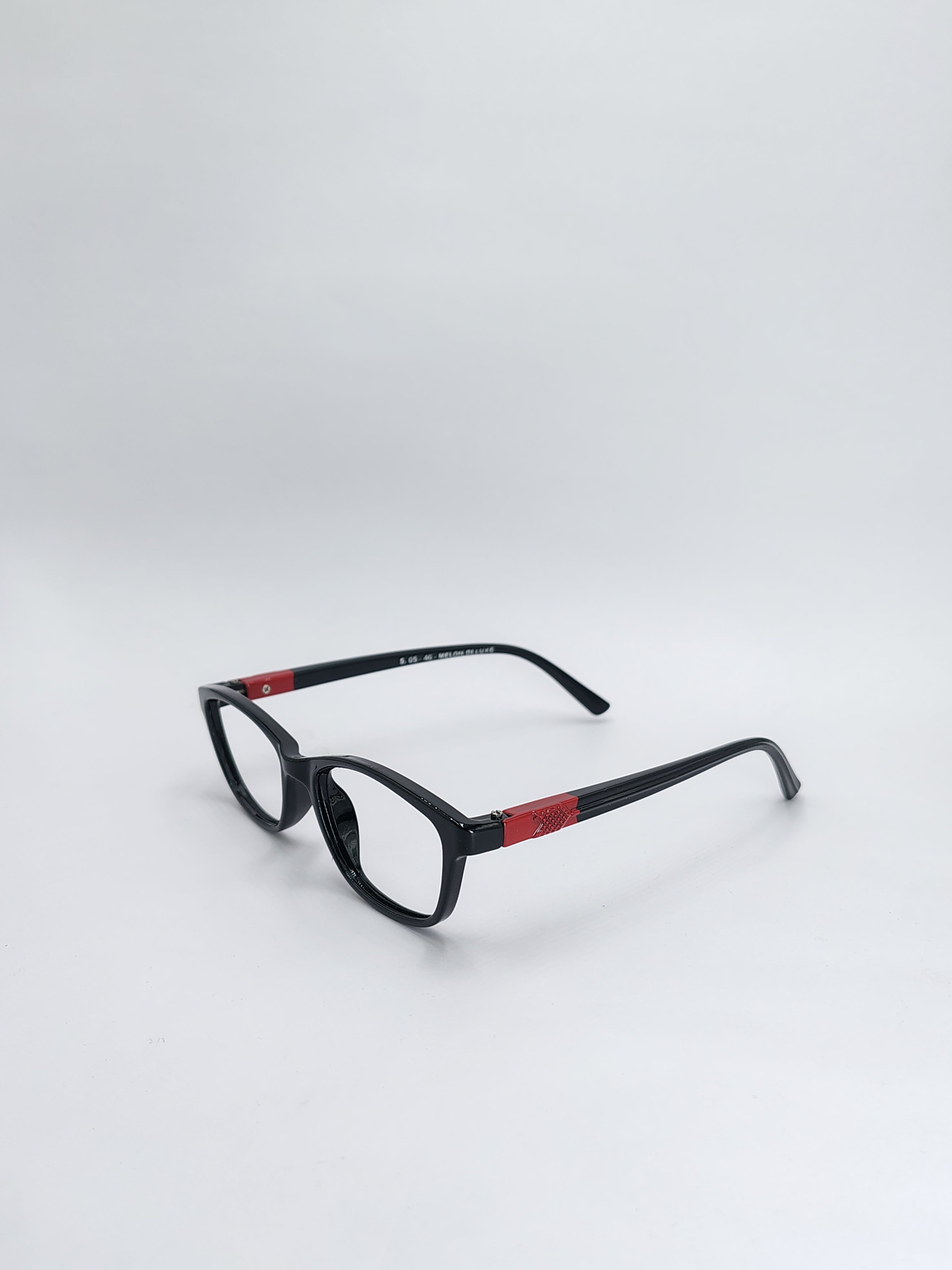 vision plus black and red frame