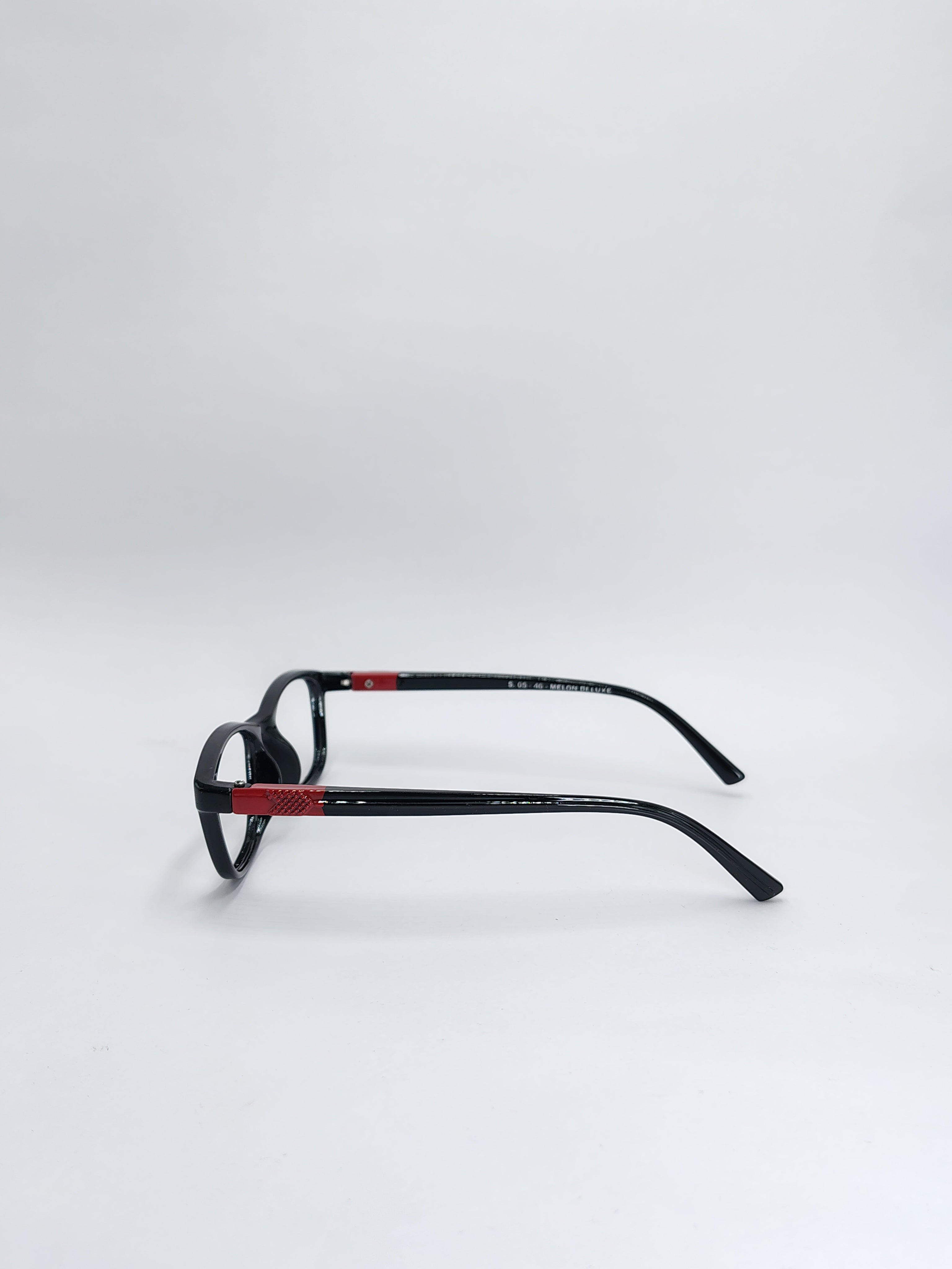 vision plus black and red frame