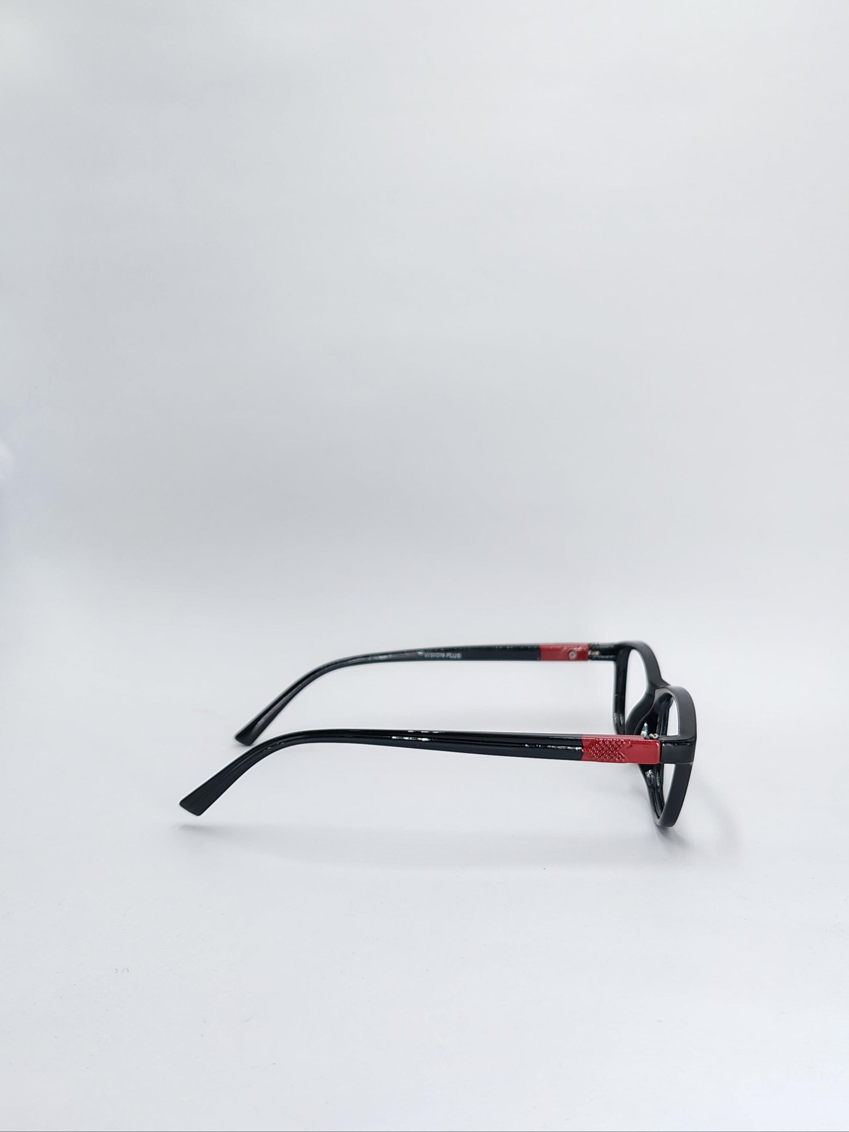 vision plus black and red frame