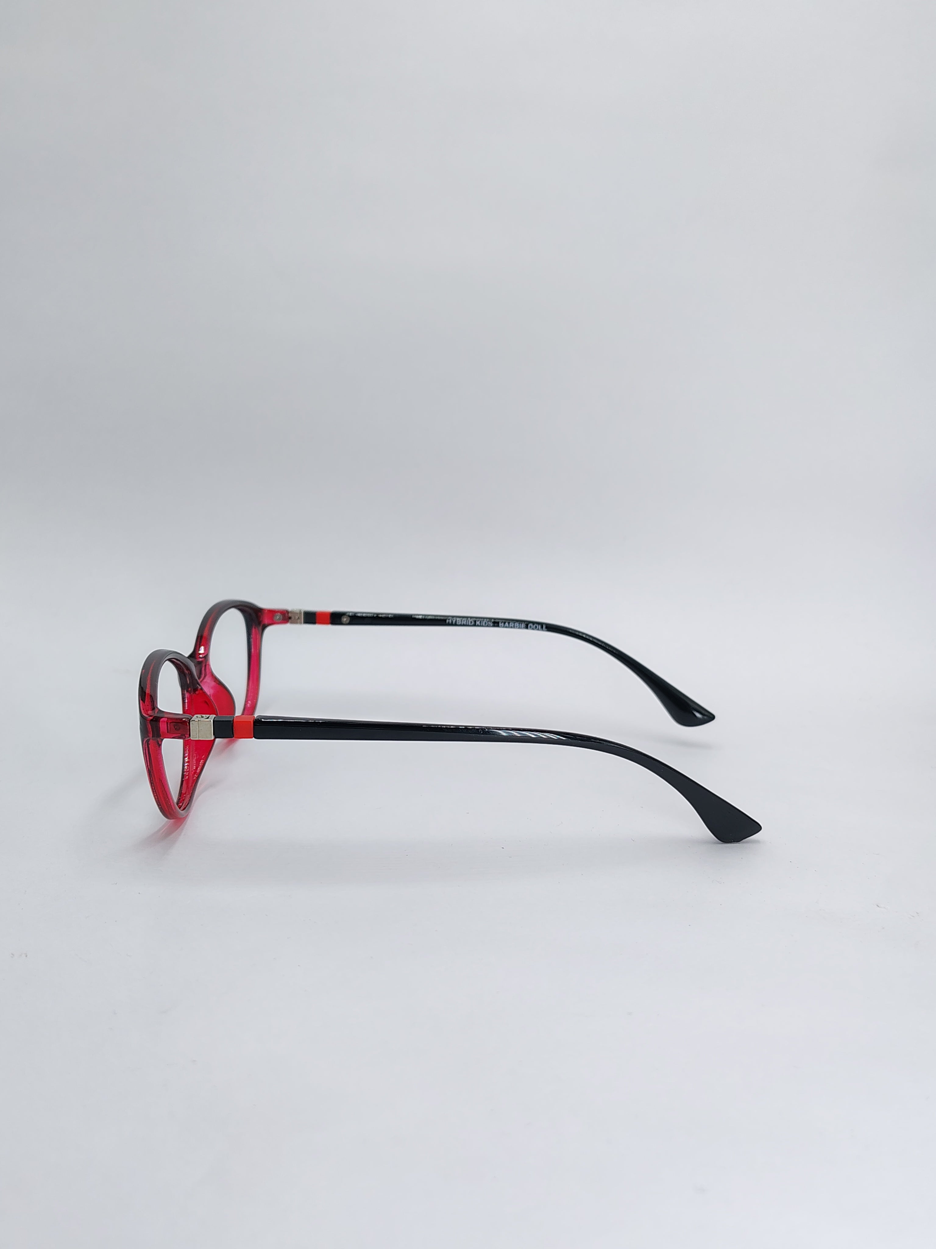 vision plus dual tone red and black shade frame
