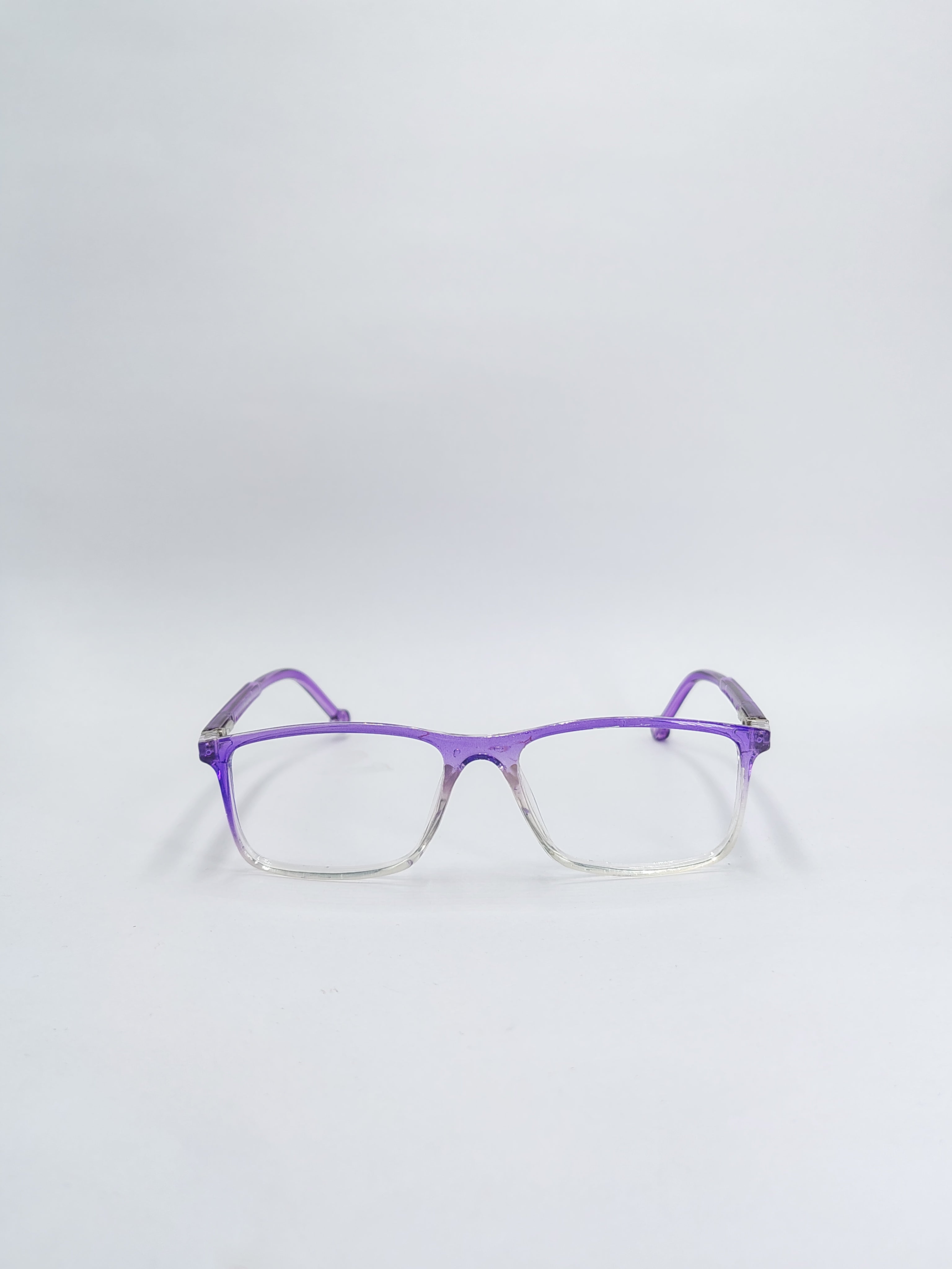 vision plus transparent purple and white frame