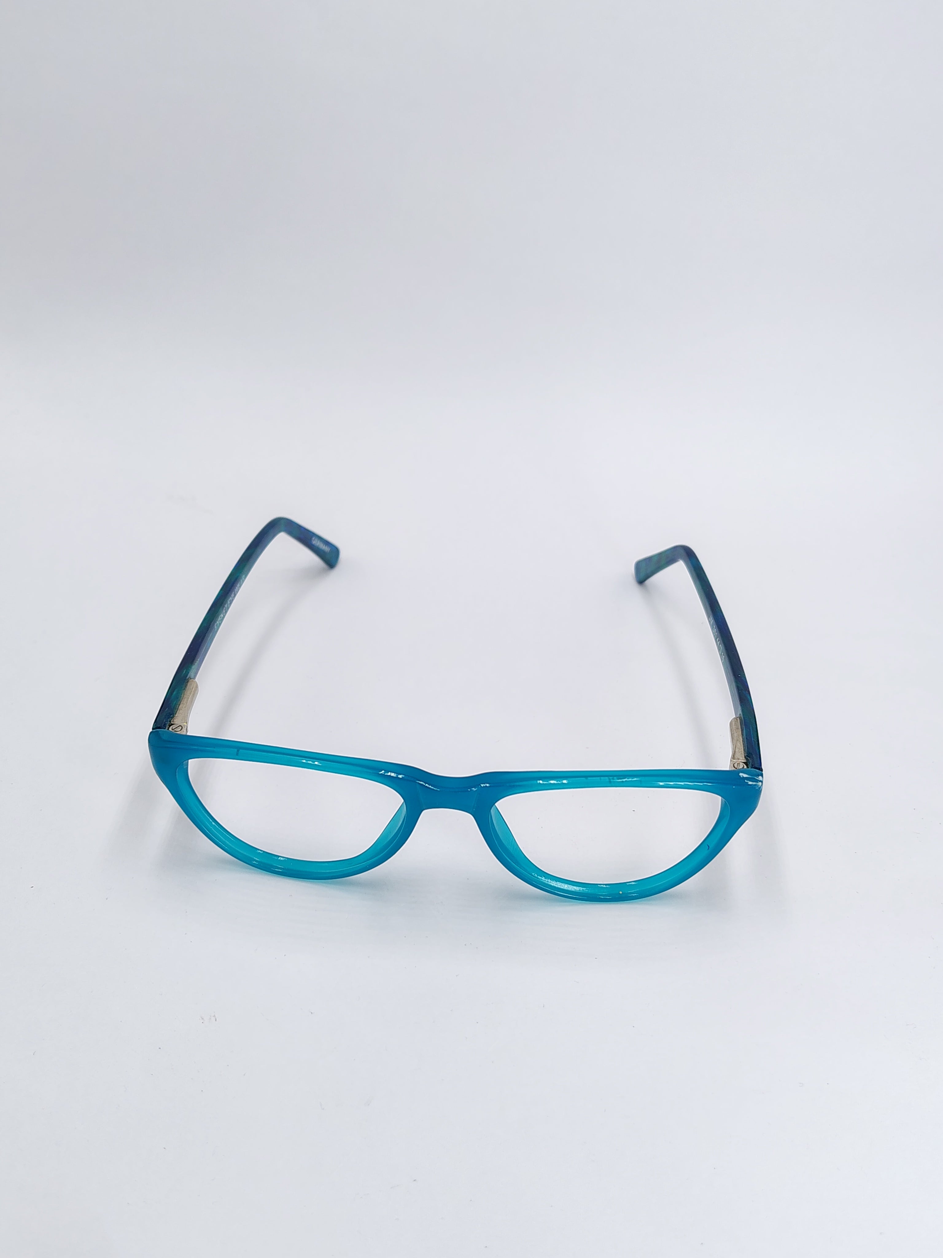 vision plus aqua blue frame