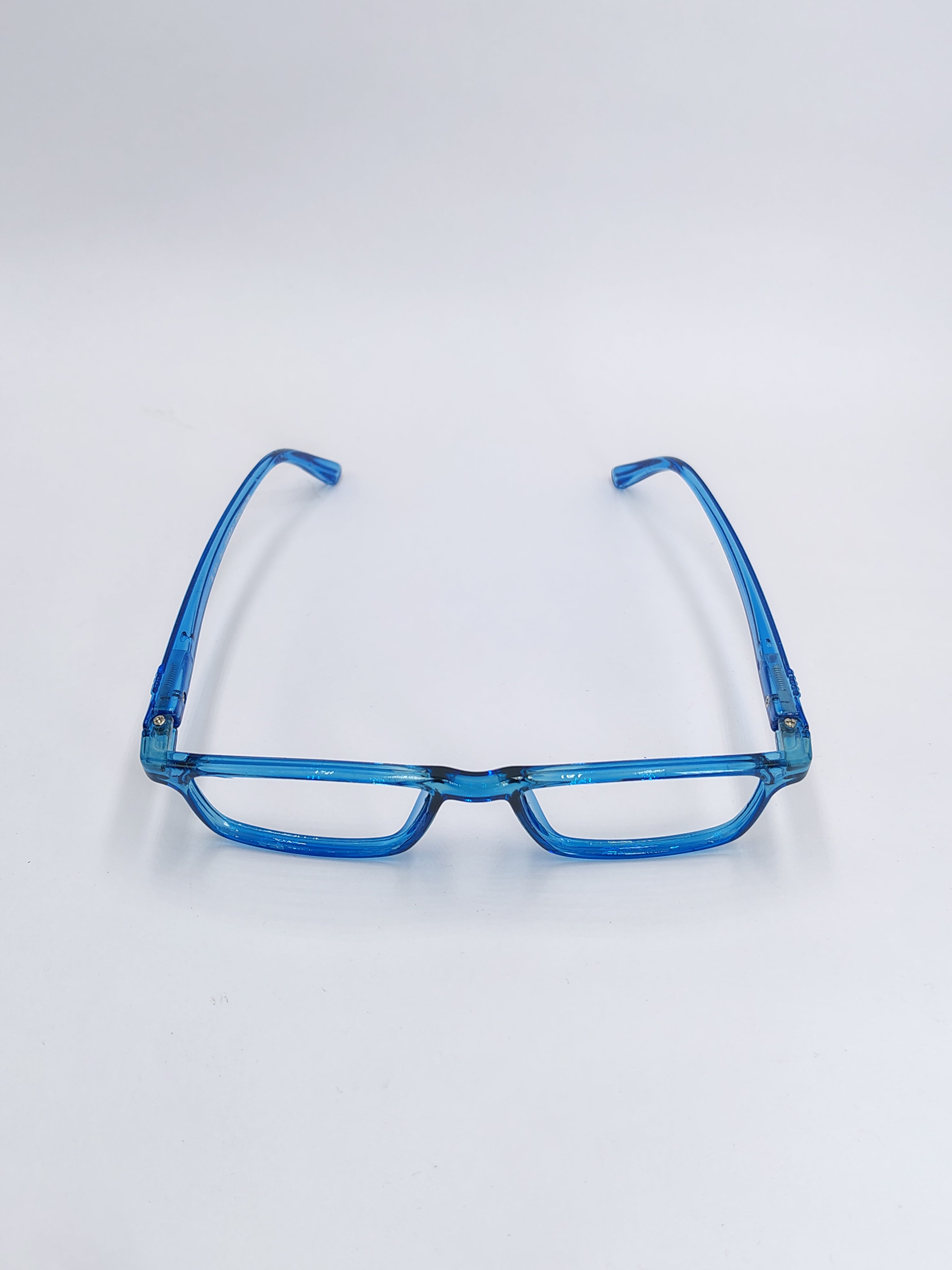 vision plus transparent premium blue frame