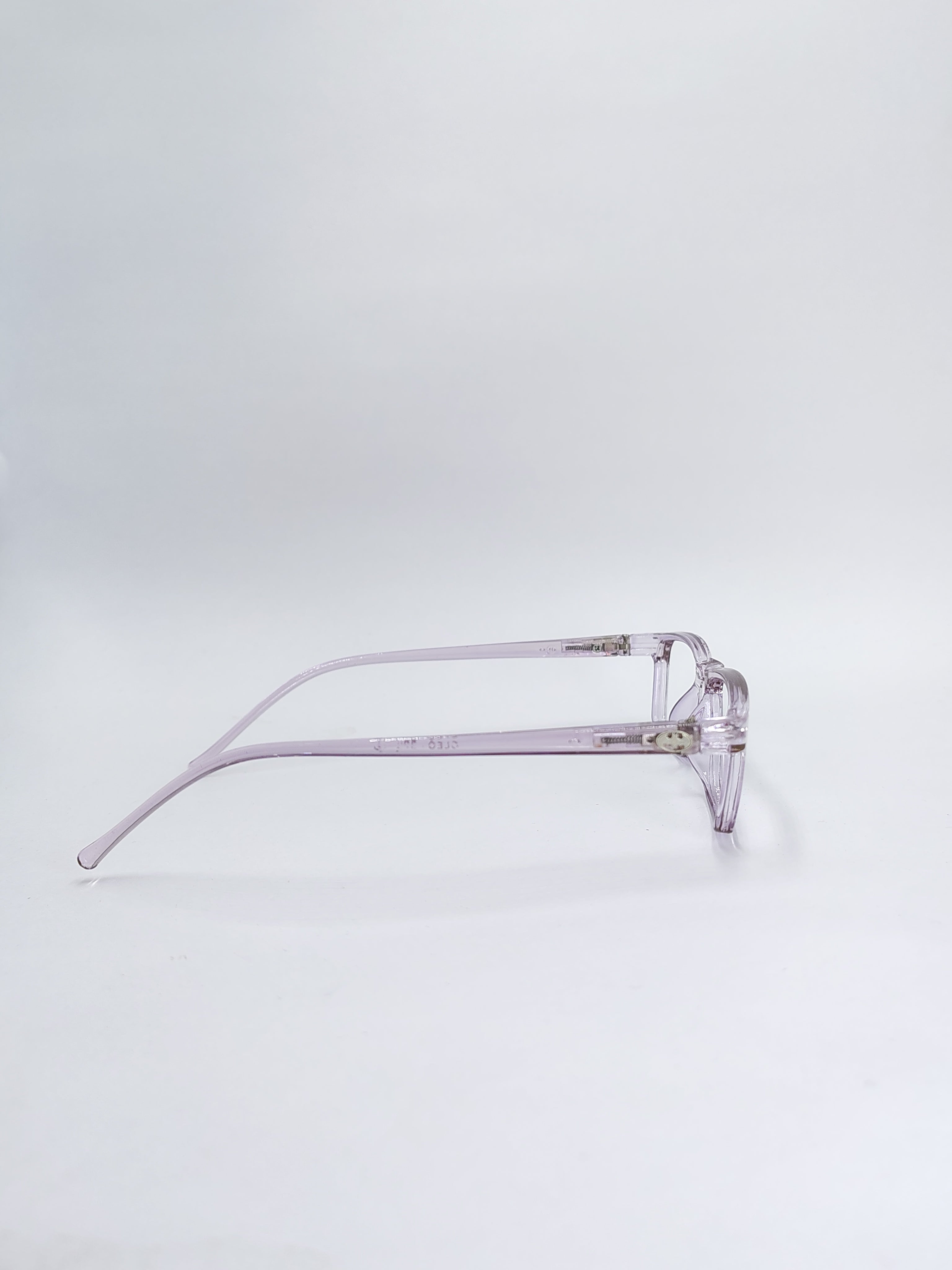 vision plus transparent light purple frame