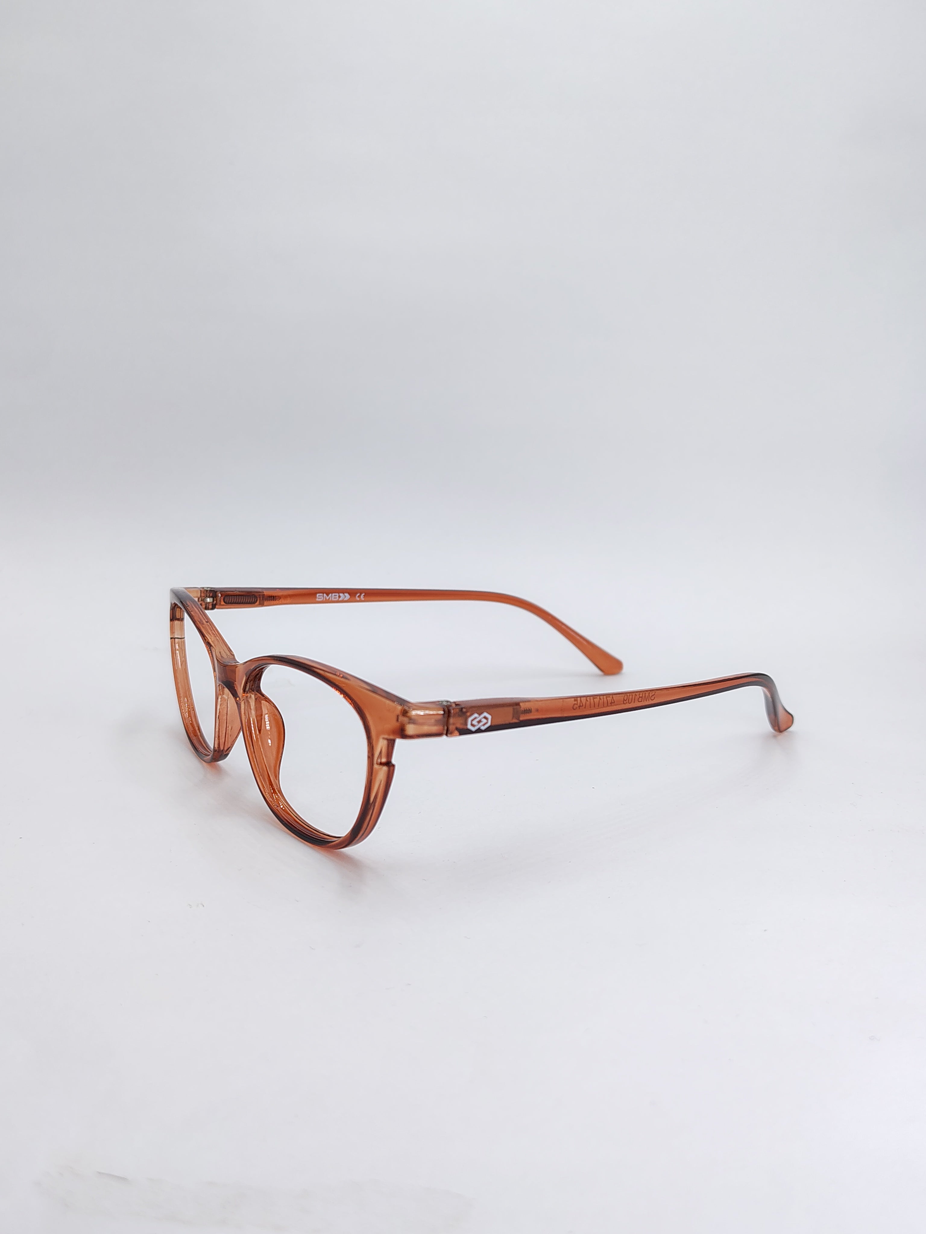 vision plus glossy brown frame