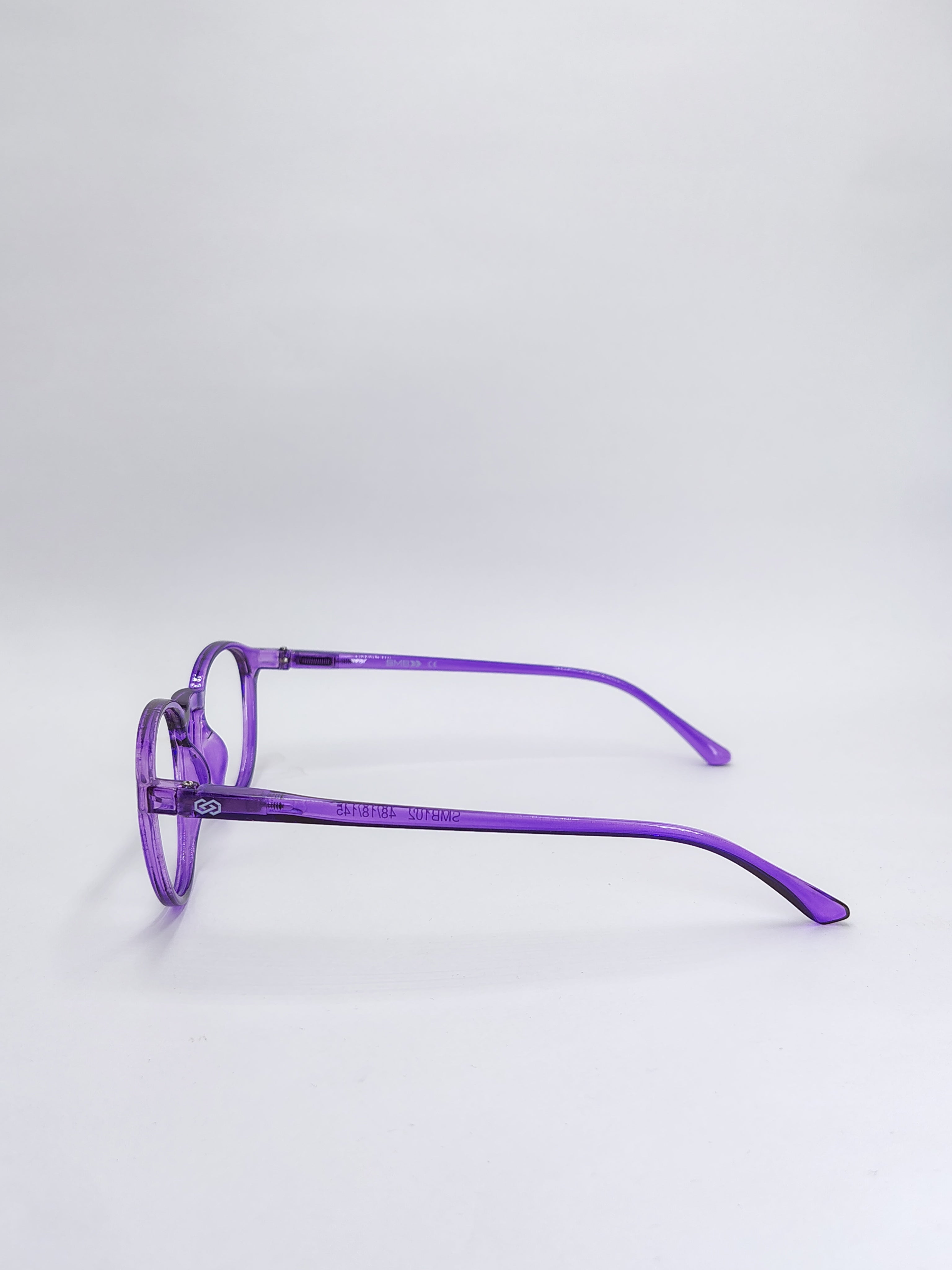 vision plus transparent violet frame
