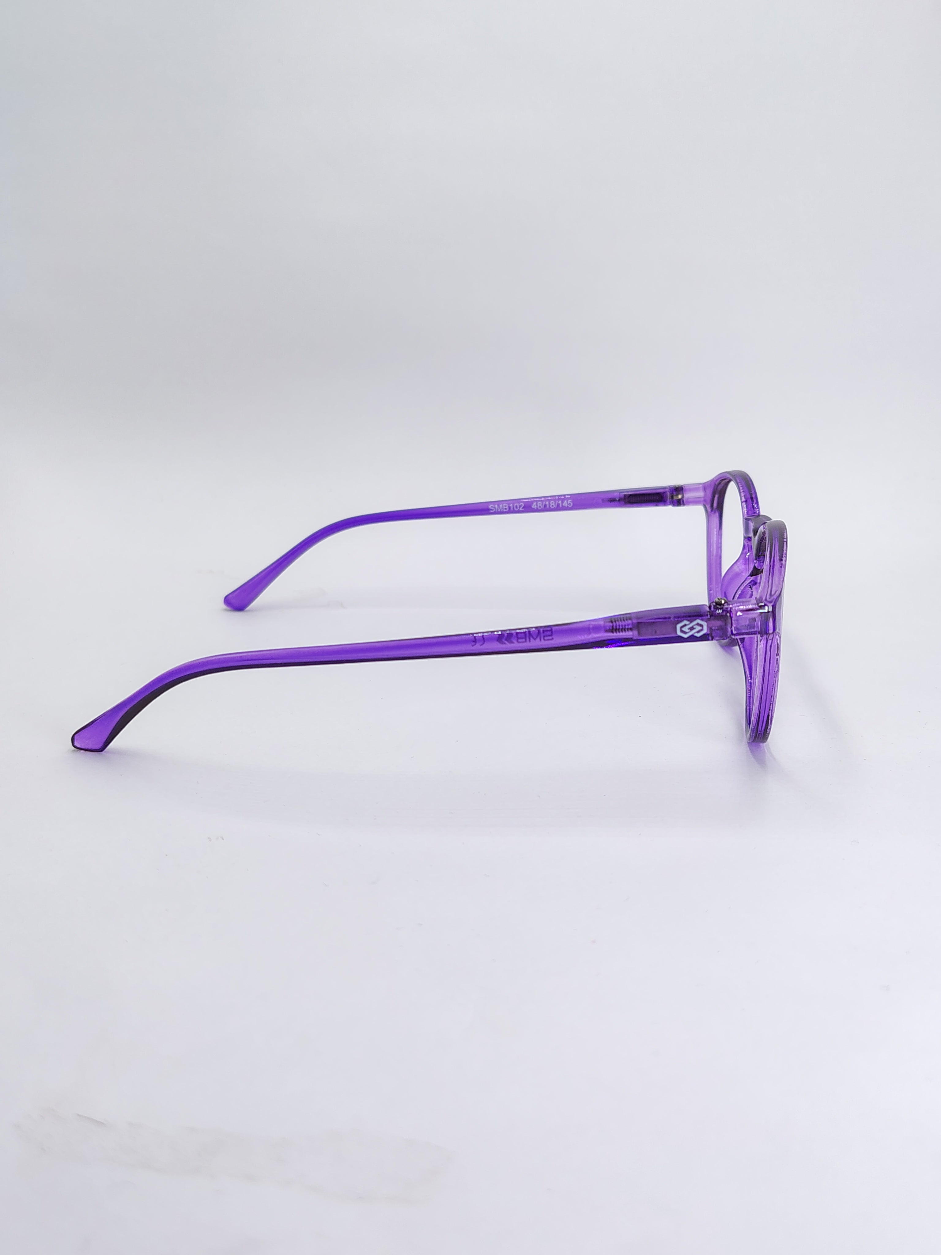 vision plus transparent violet frame