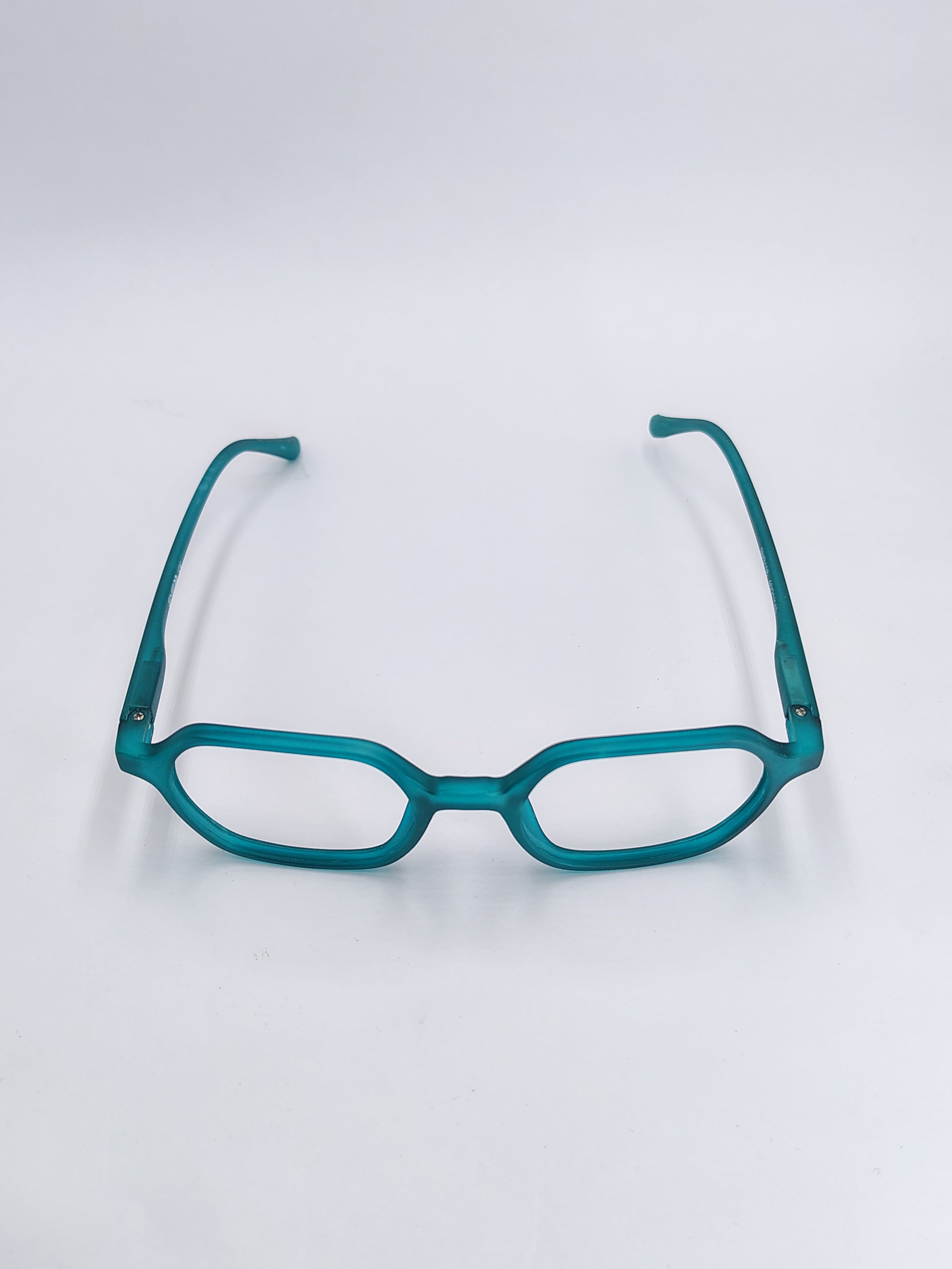 vision plus matte teal blue frame