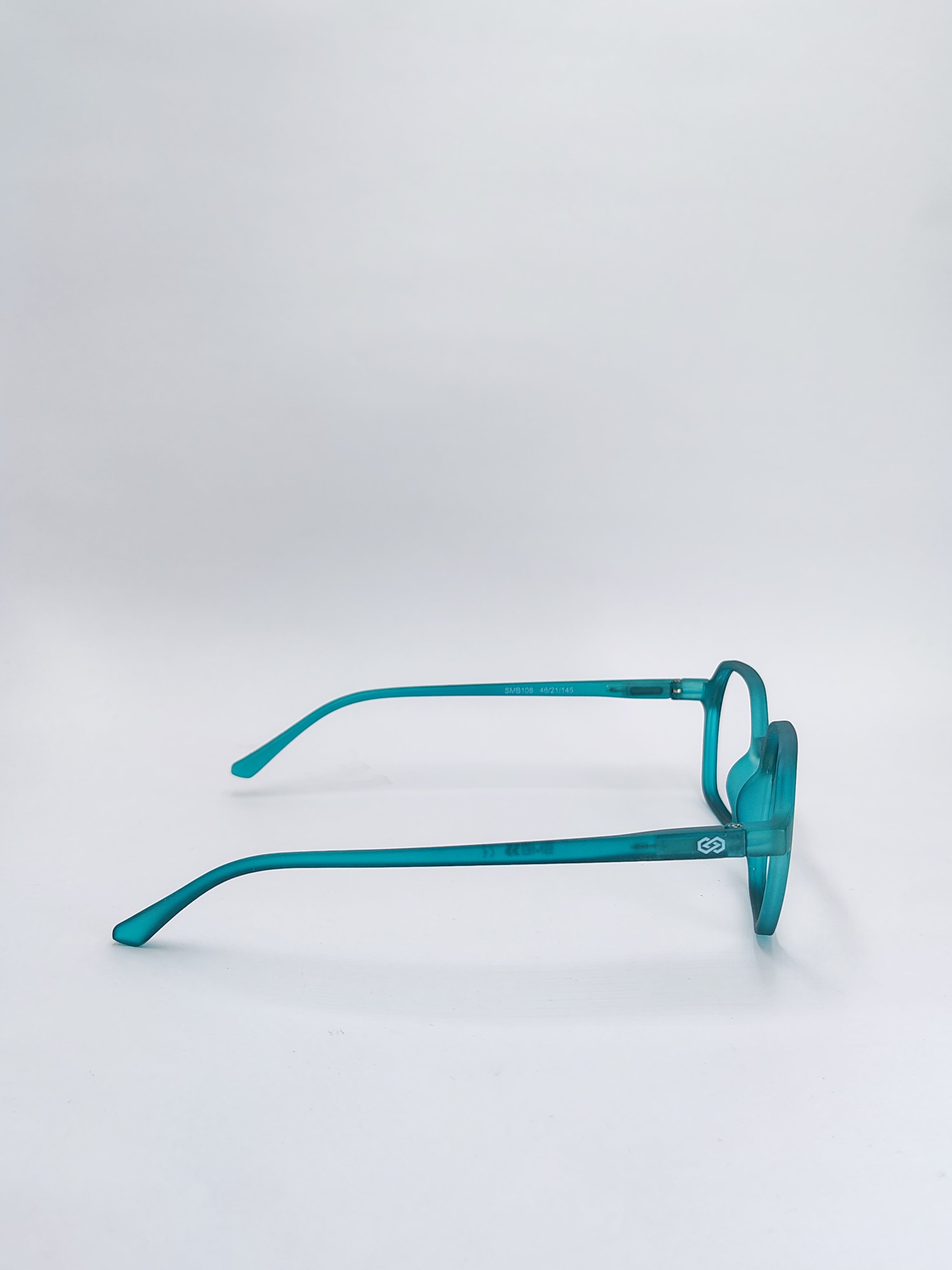 vision plus matte teal blue frame