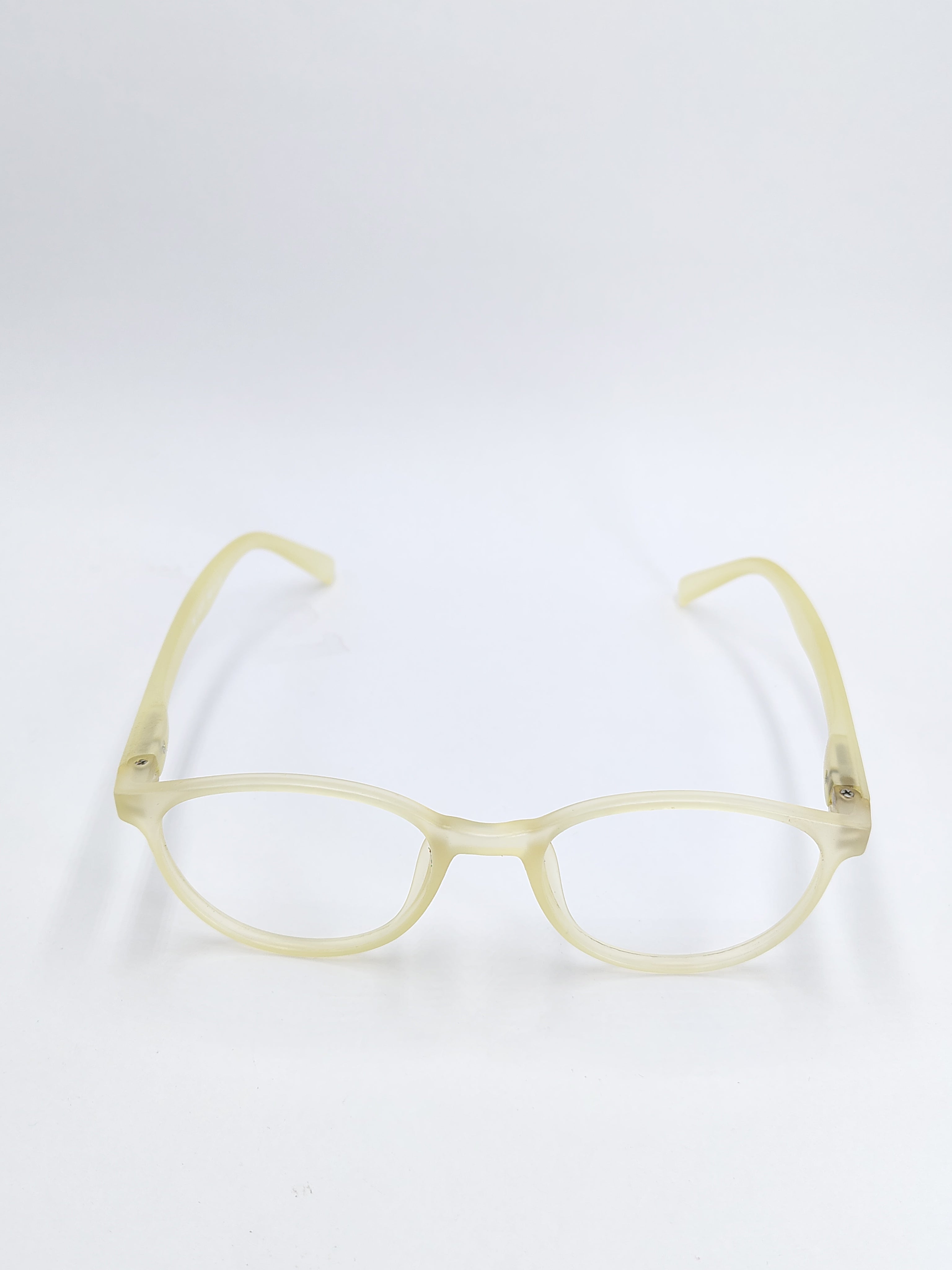 vision plus matte light yellow frame