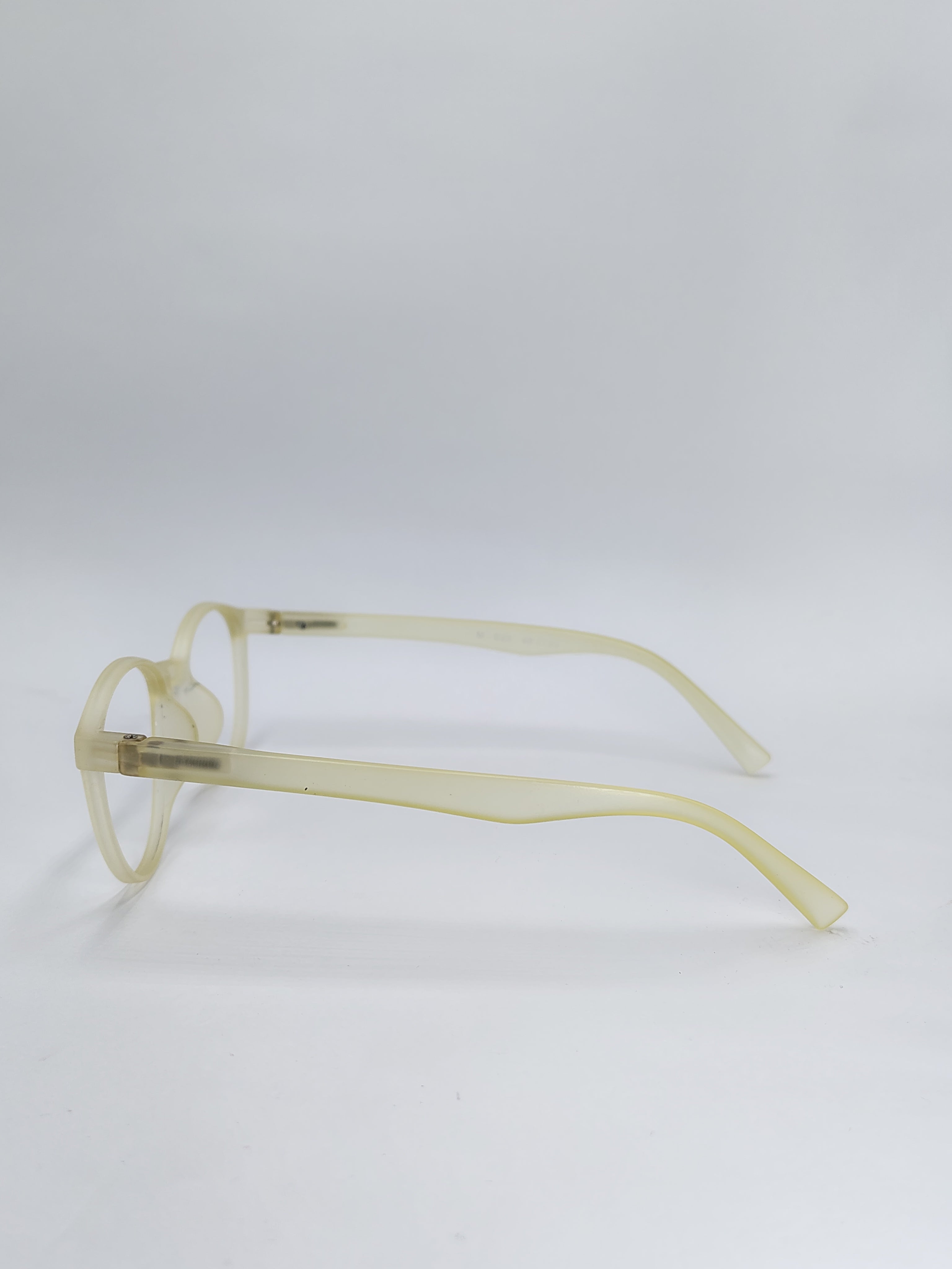 vision plus matte light yellow frame