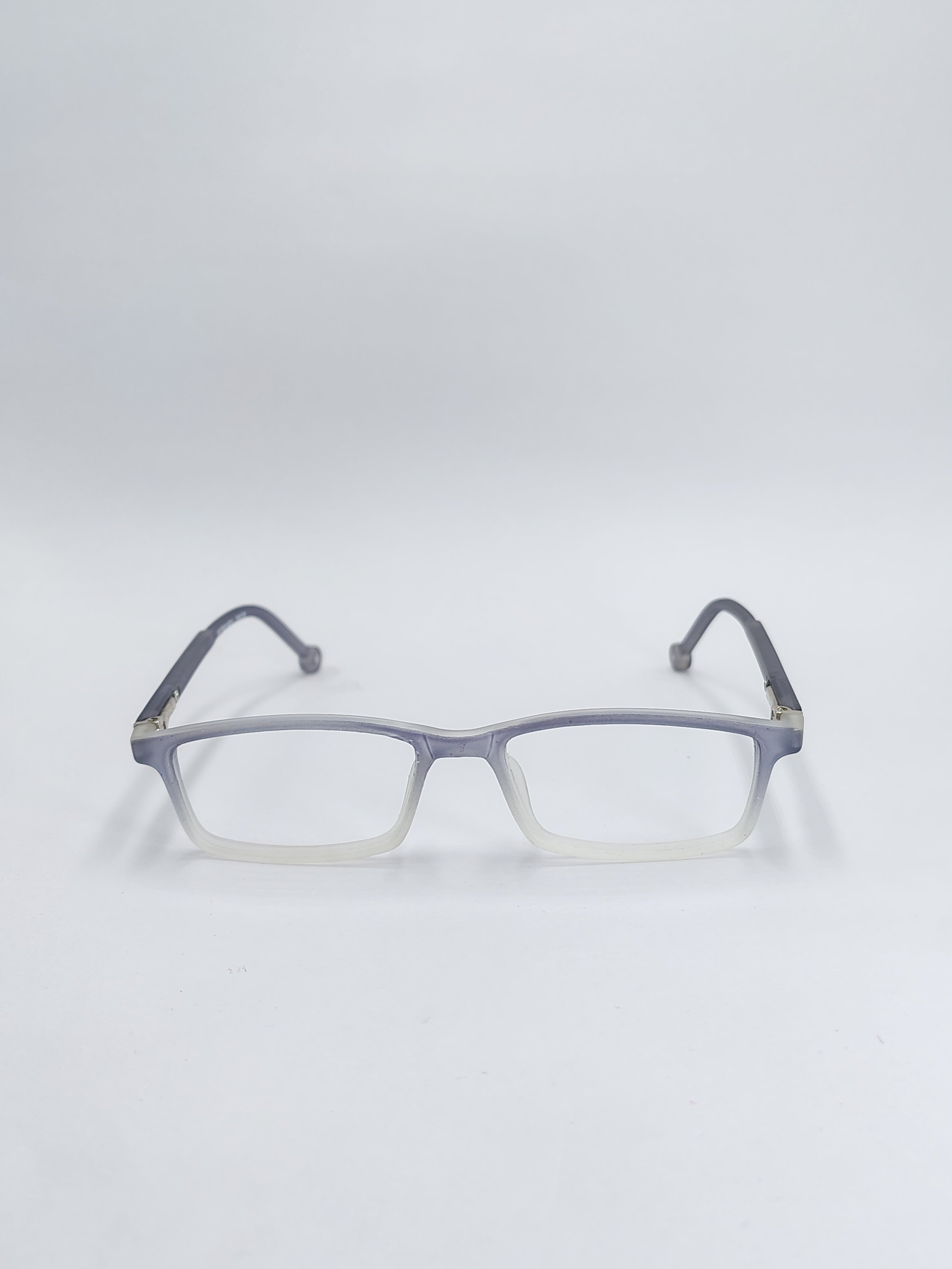 vision plus matte frosted white frame