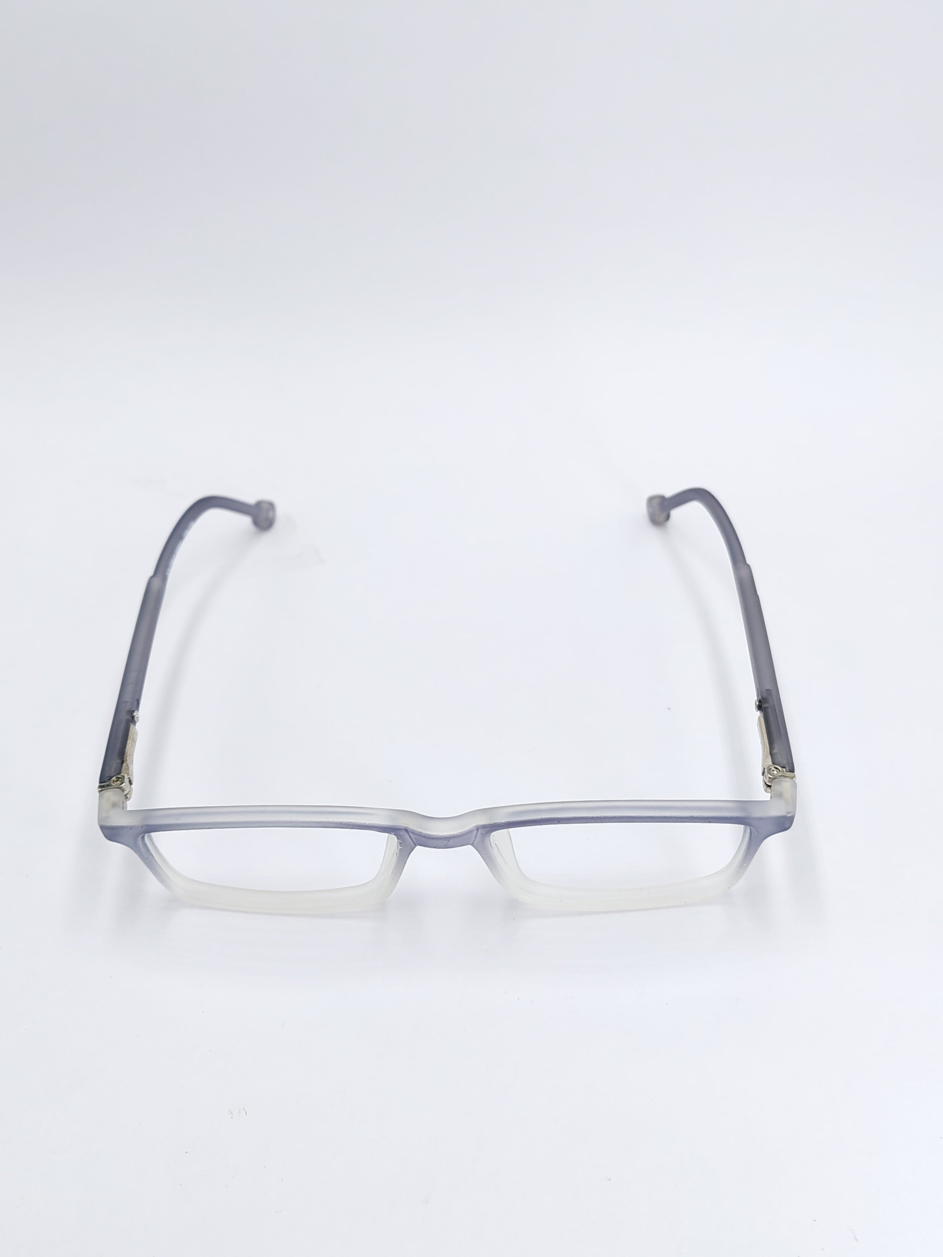 vision plus matte frosted white frame