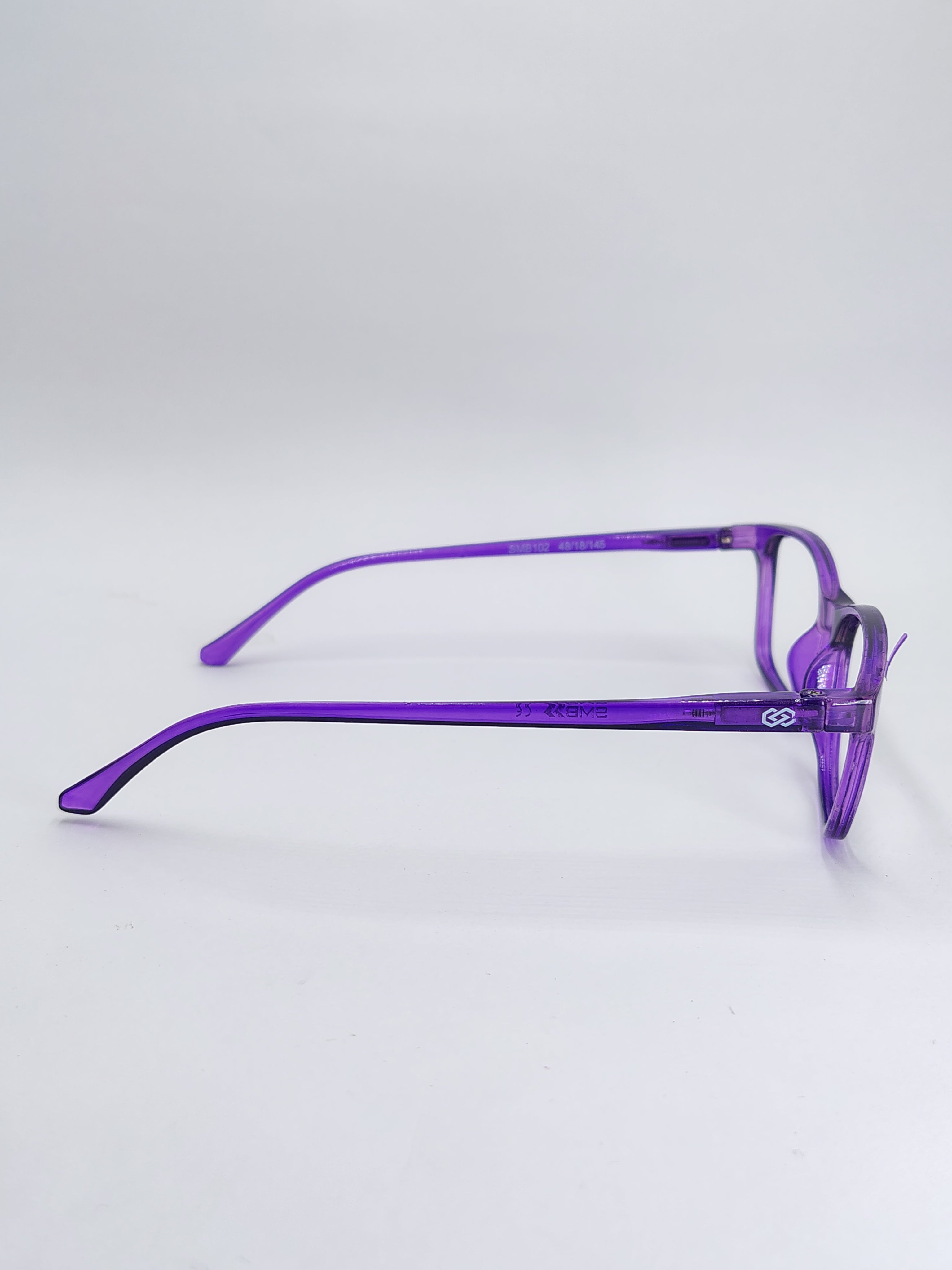 vision plus glossy burgundy frame