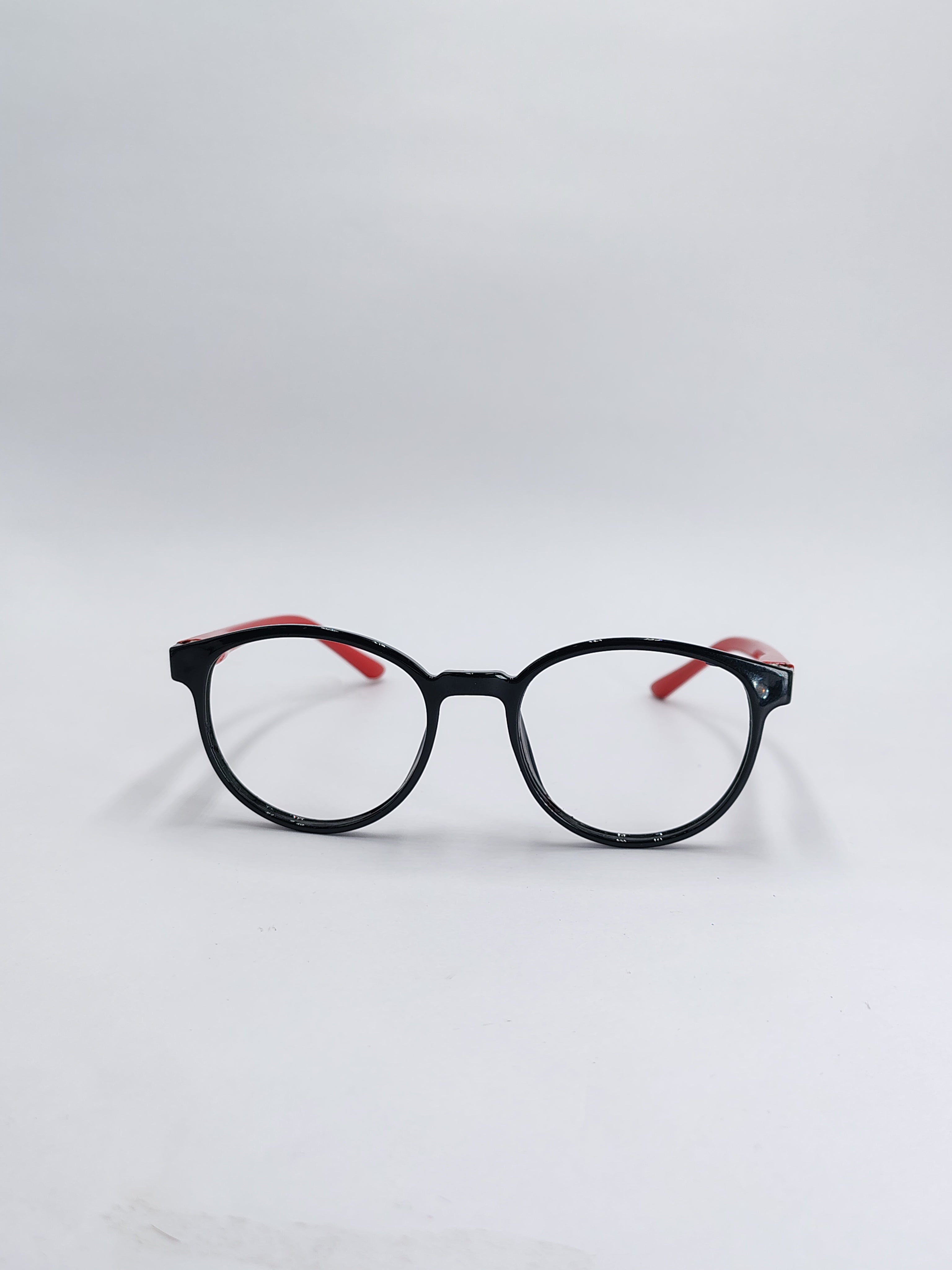 vision plus glossy black and red frame