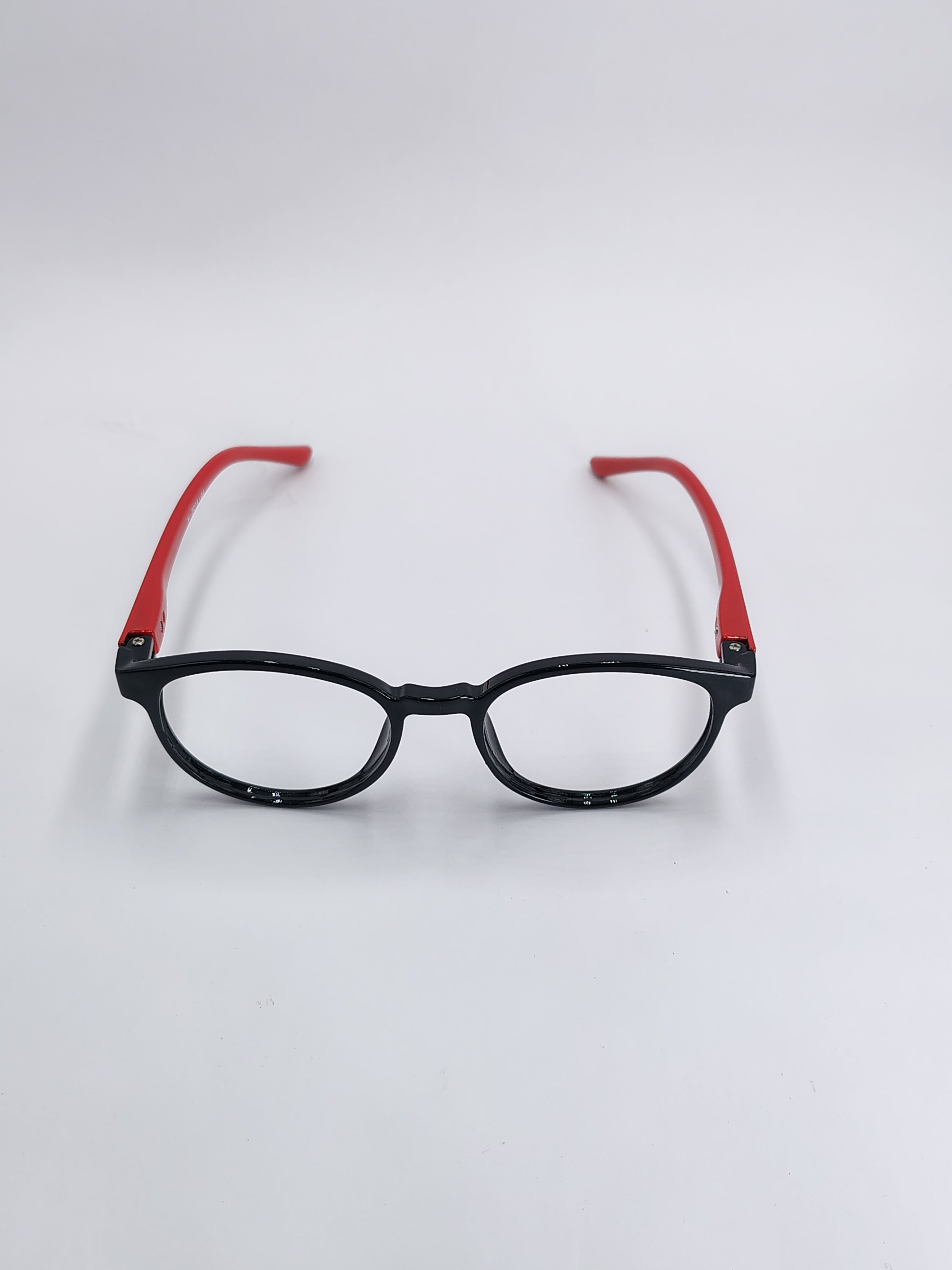 vision plus glossy black and red frame