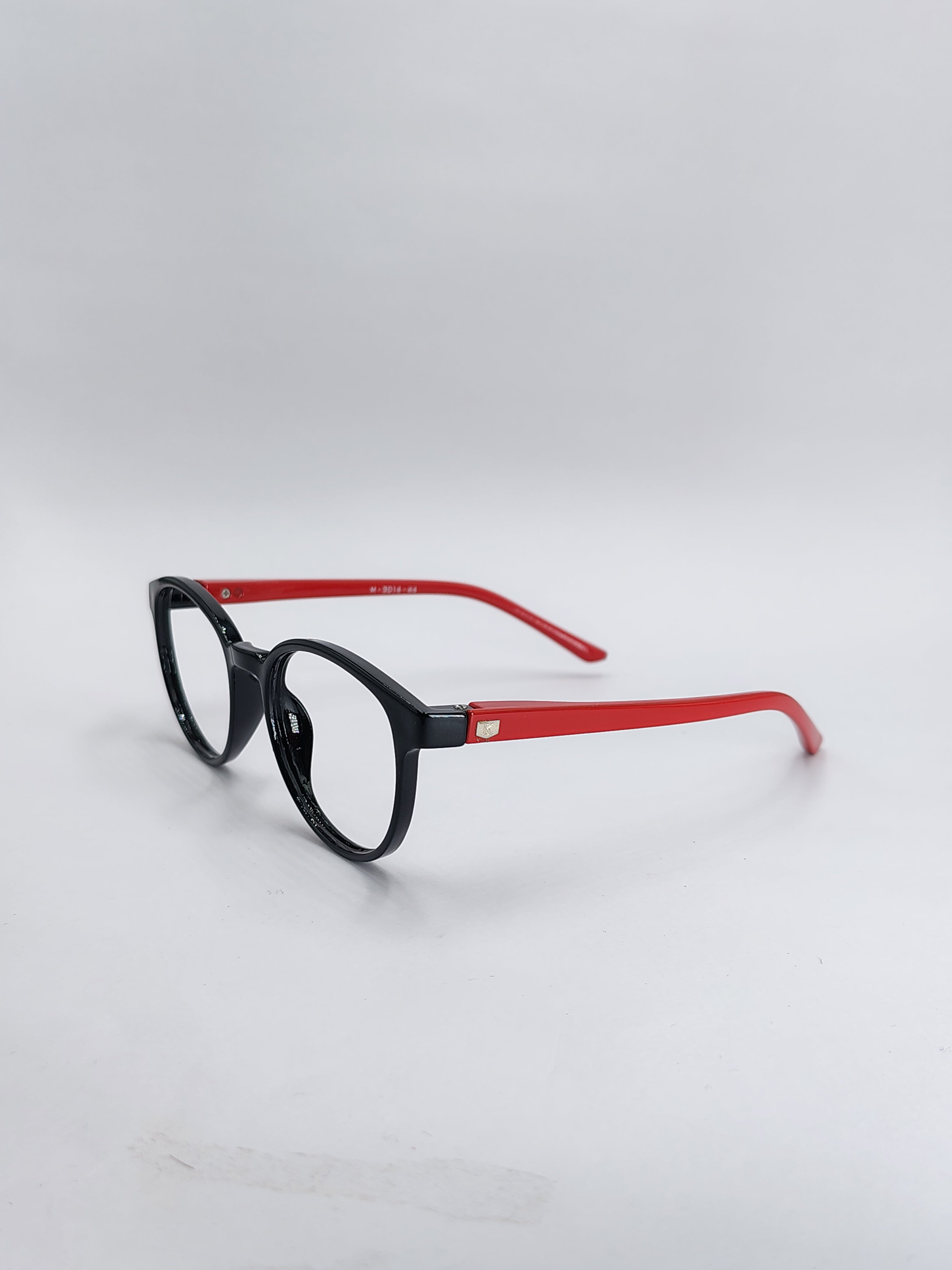 vision plus glossy black and red frame
