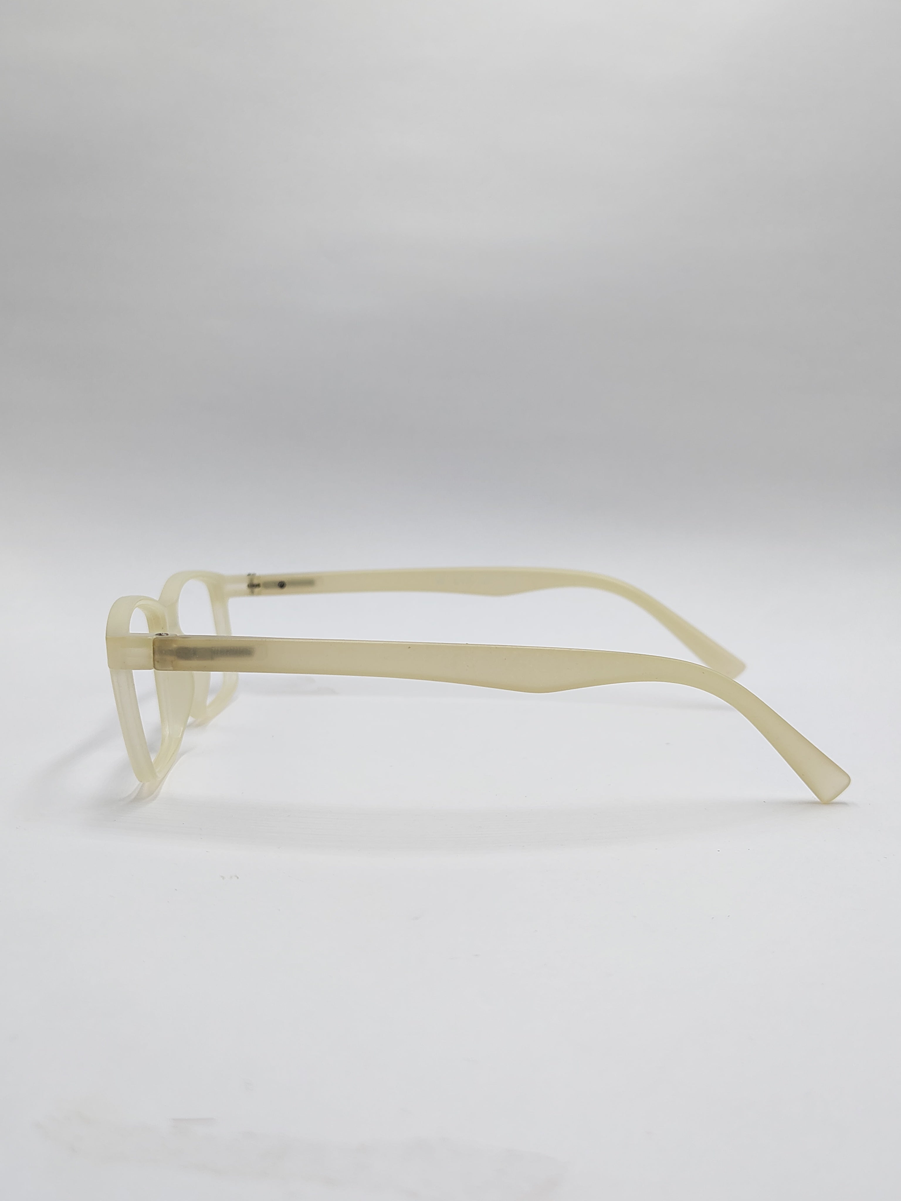 vision plus matte beige frame