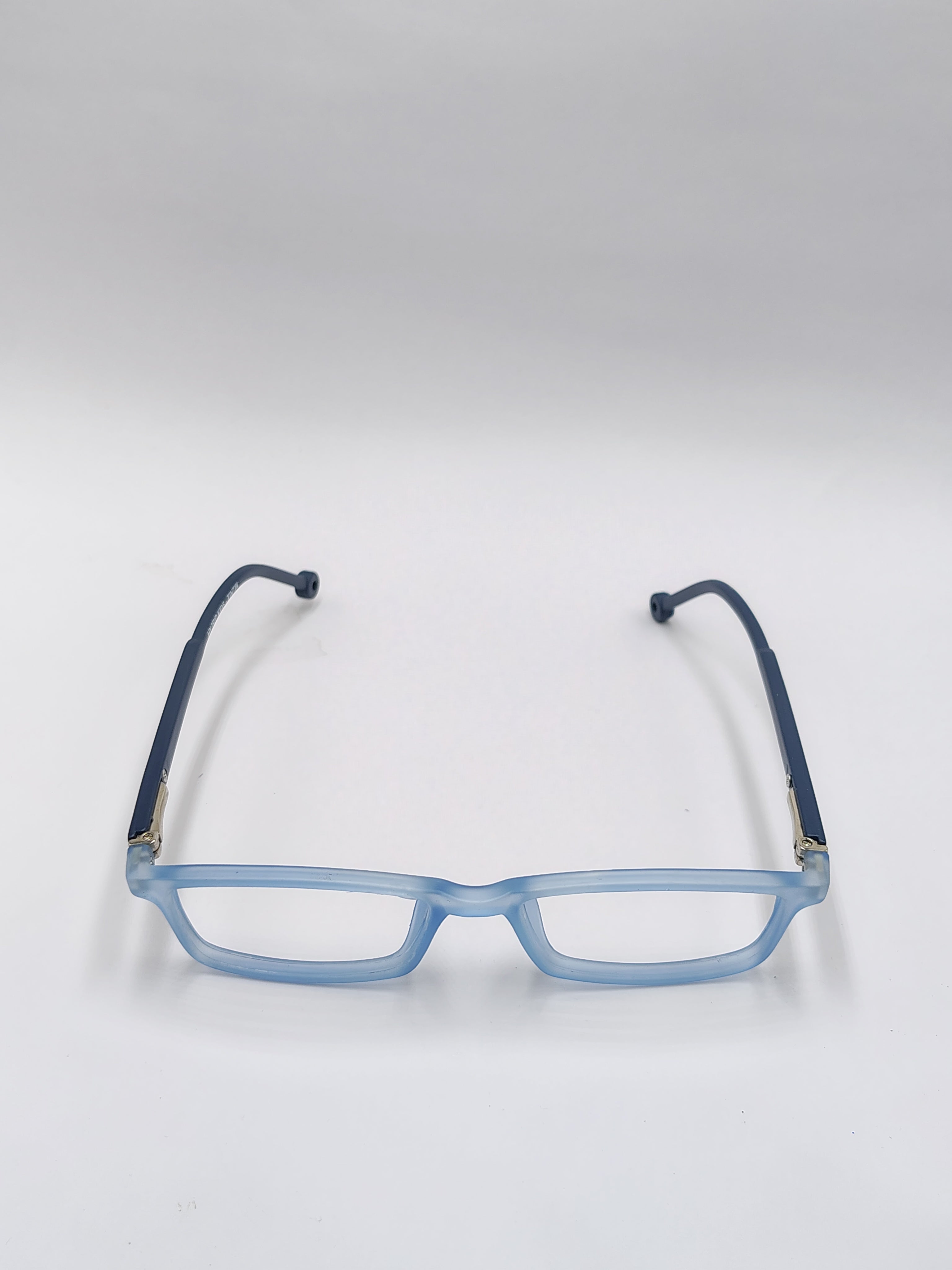 vision plus matte sky blue and black frame