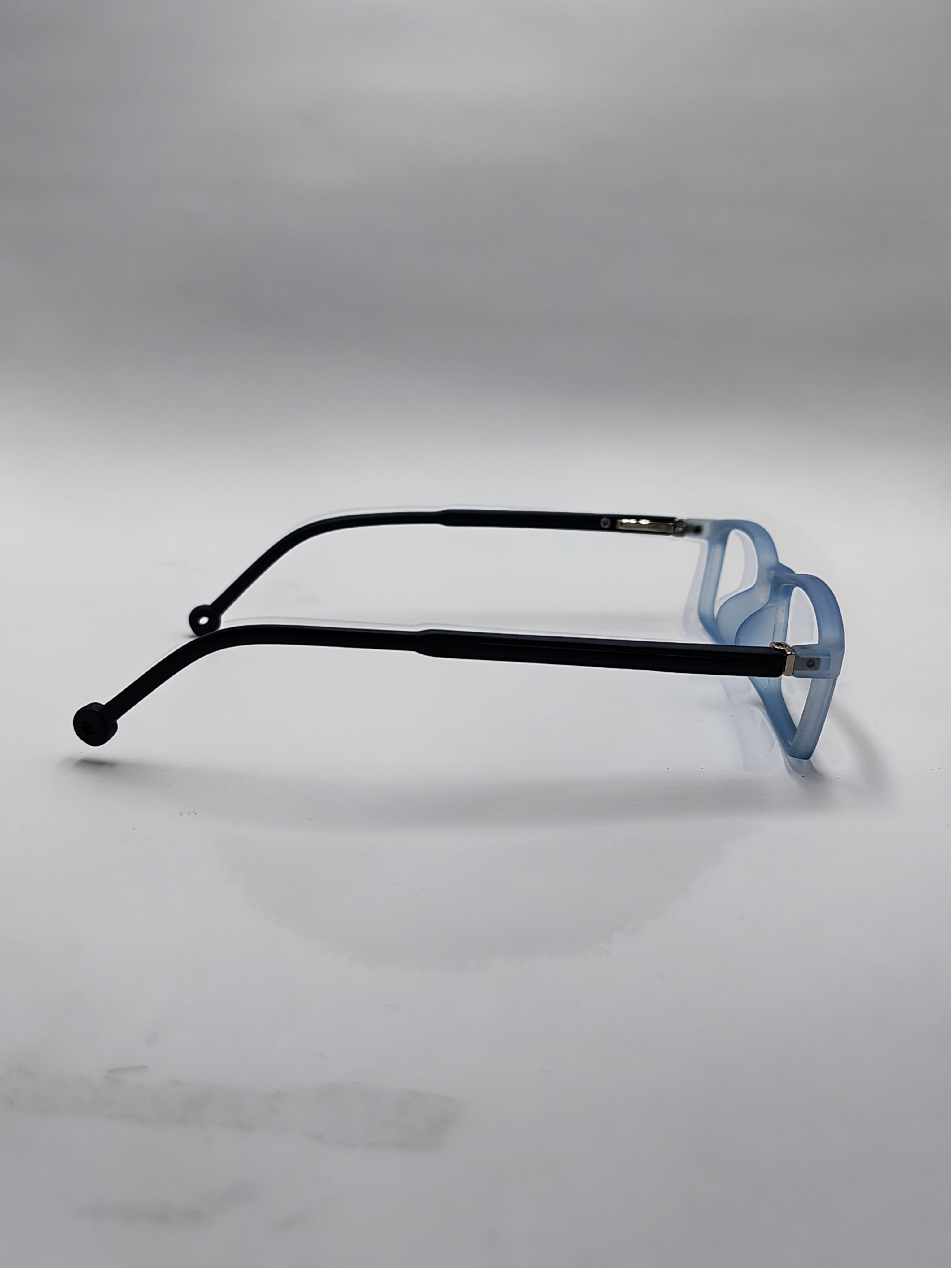 vision plus matte sky blue and black frame