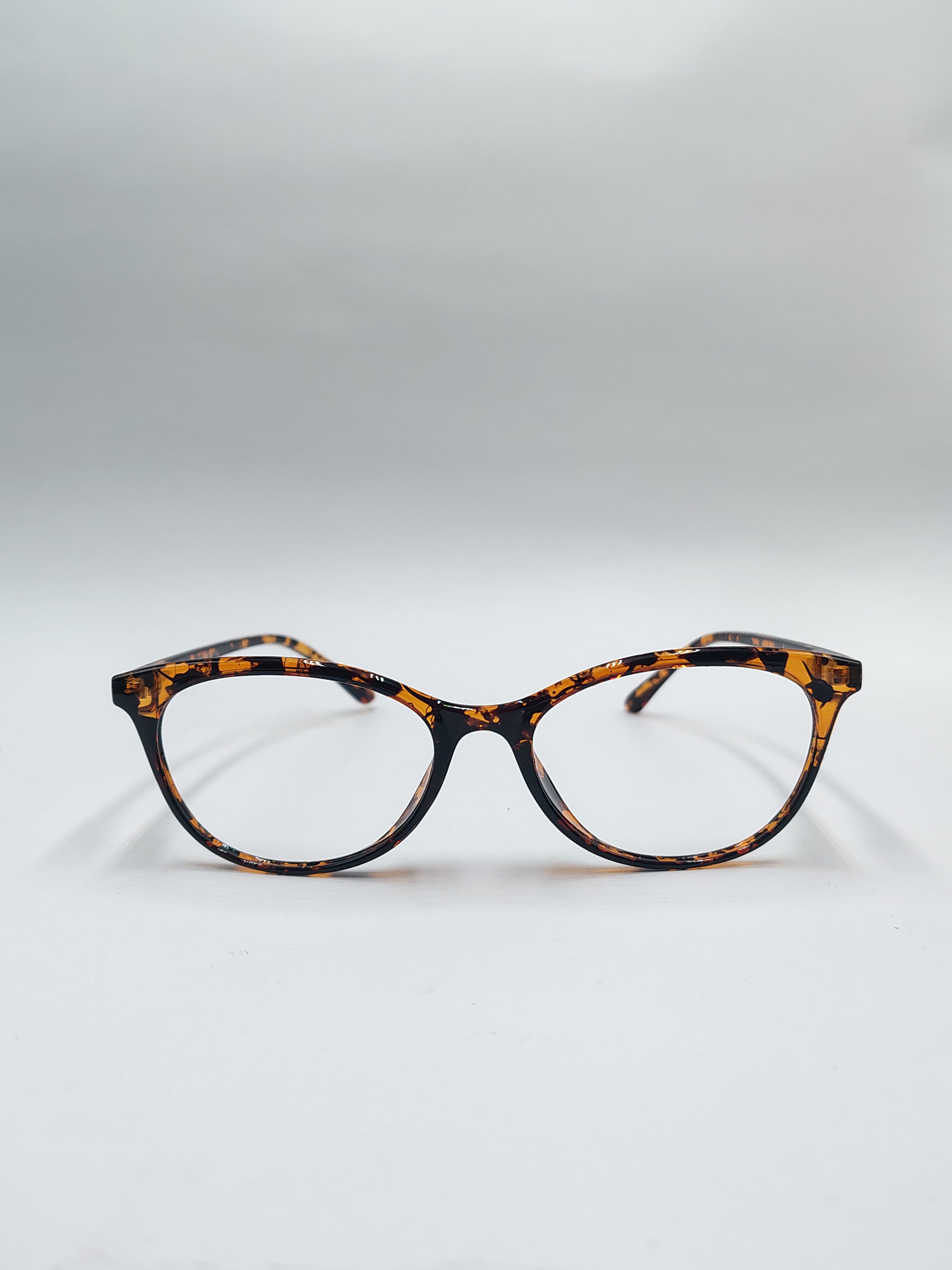 vision plus gloss amber brown frame