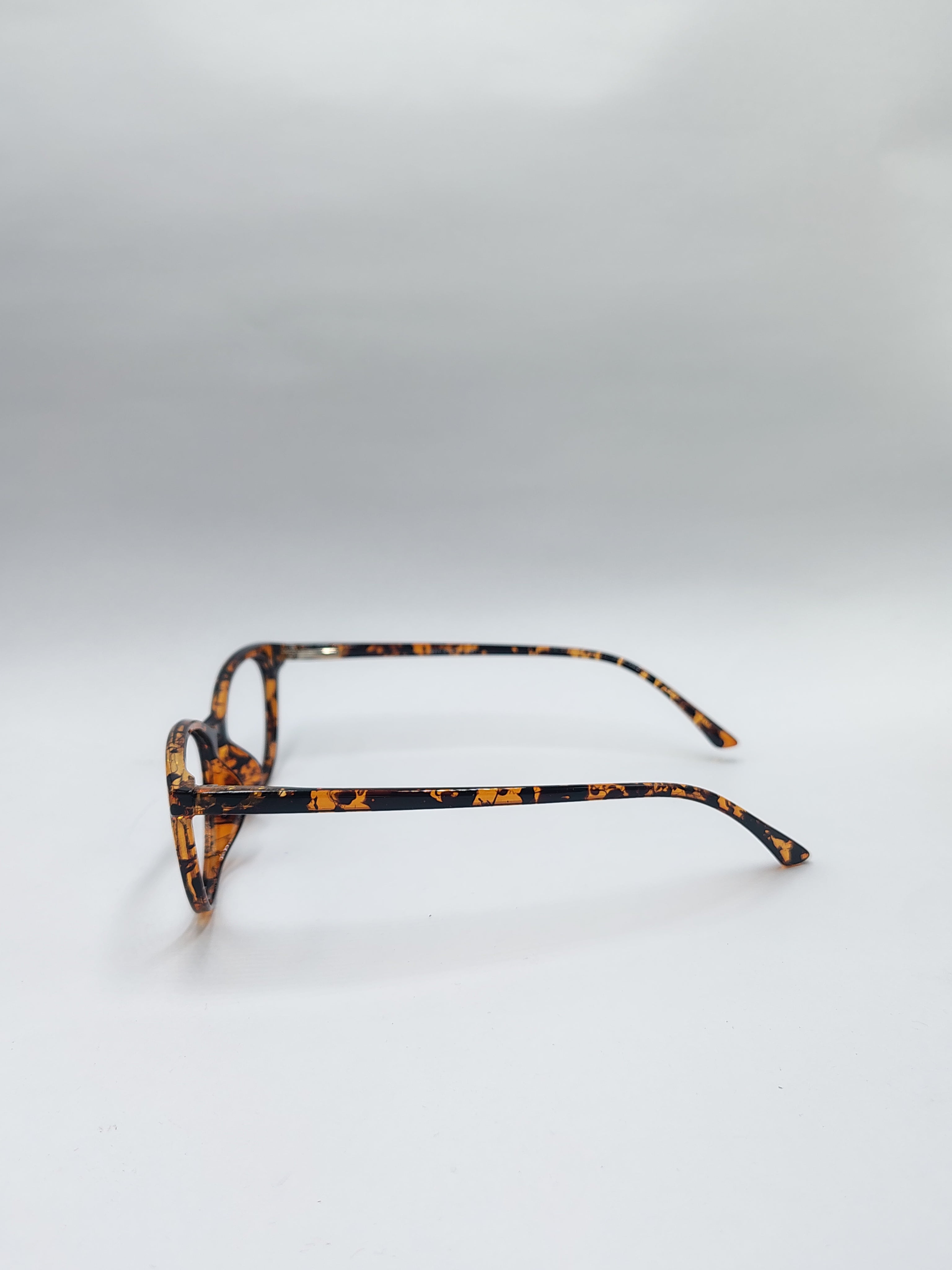 vision plus gloss amber brown frame