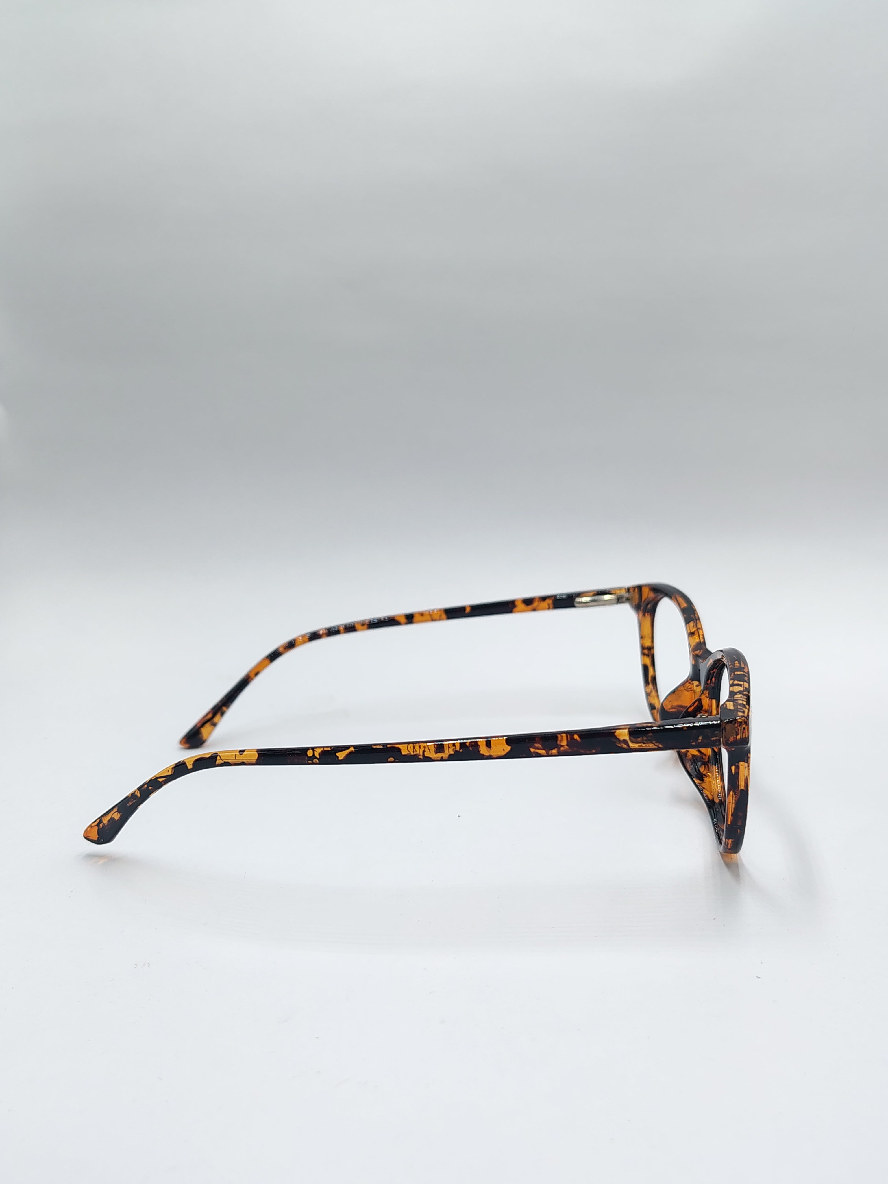 vision plus gloss amber brown frame