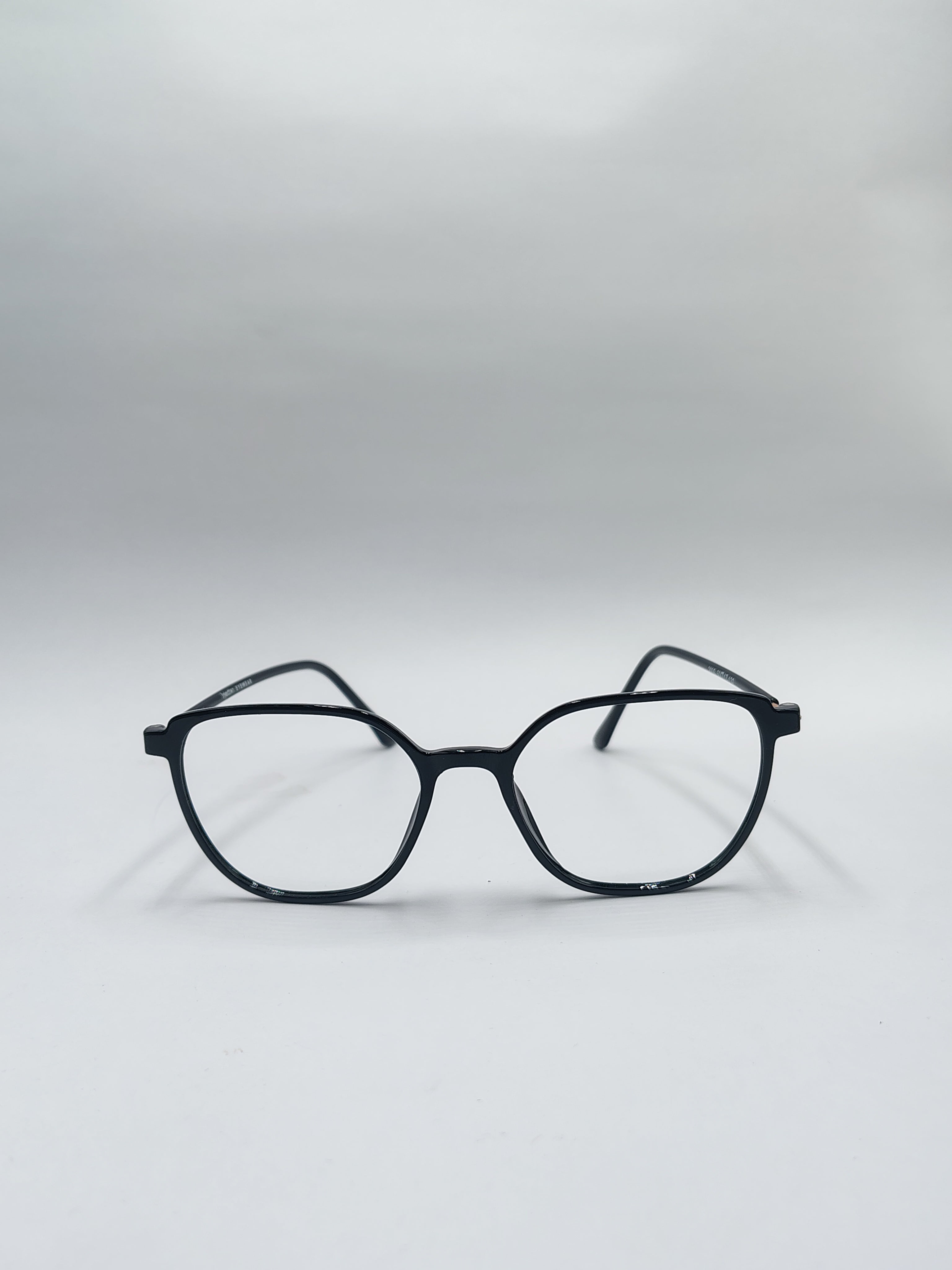 vision plus shiny black frame