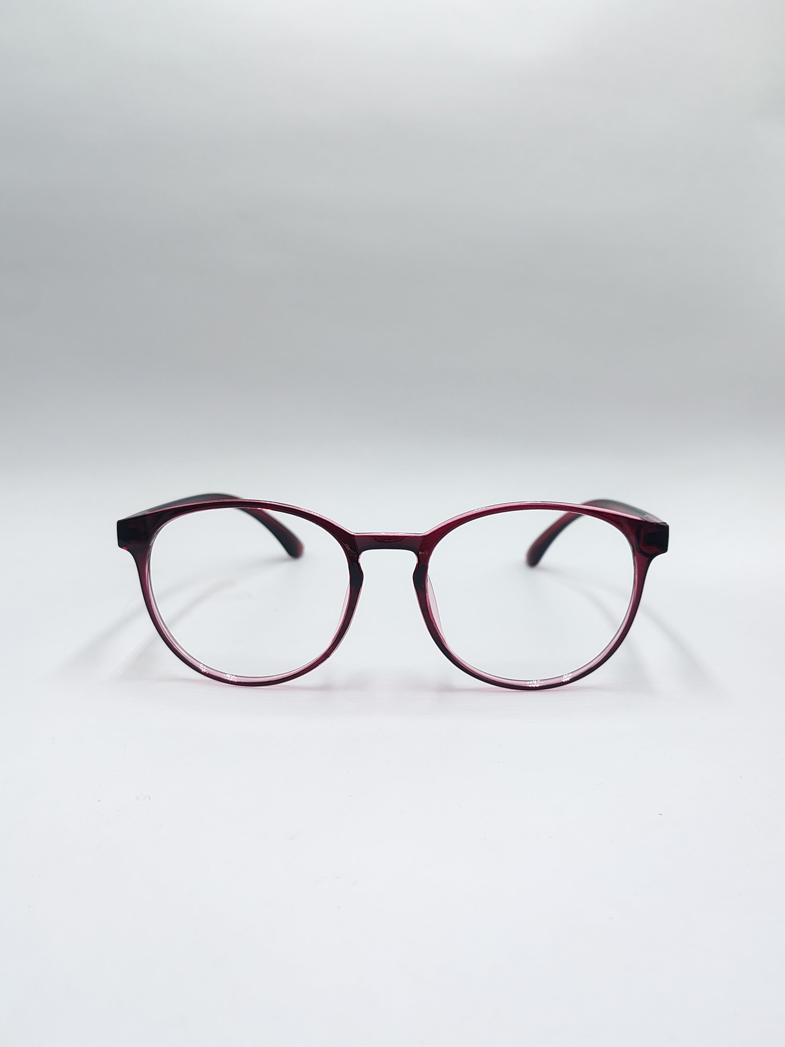 vision plus crystal burgundy frame
