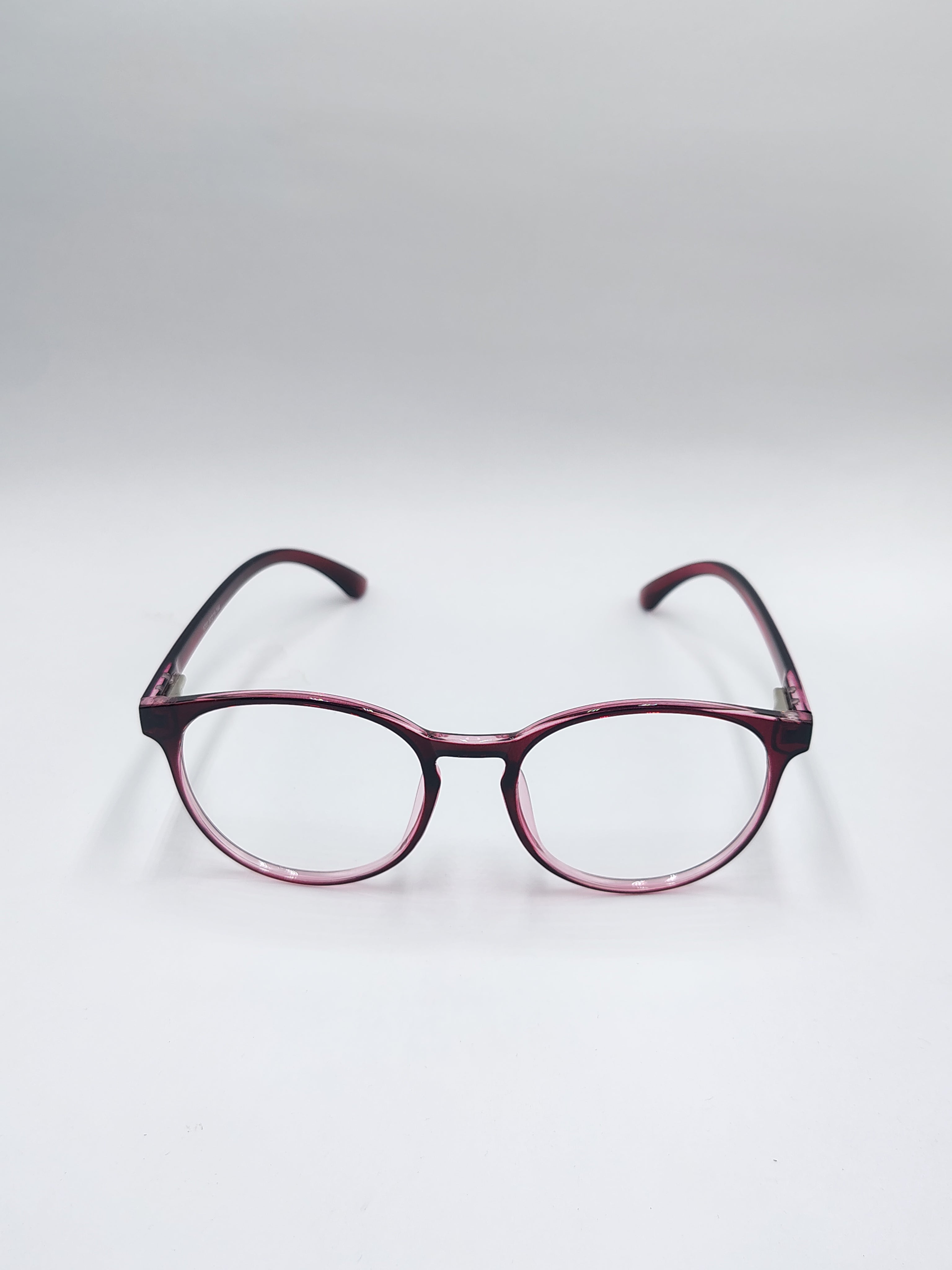 vision plus crystal burgundy frame
