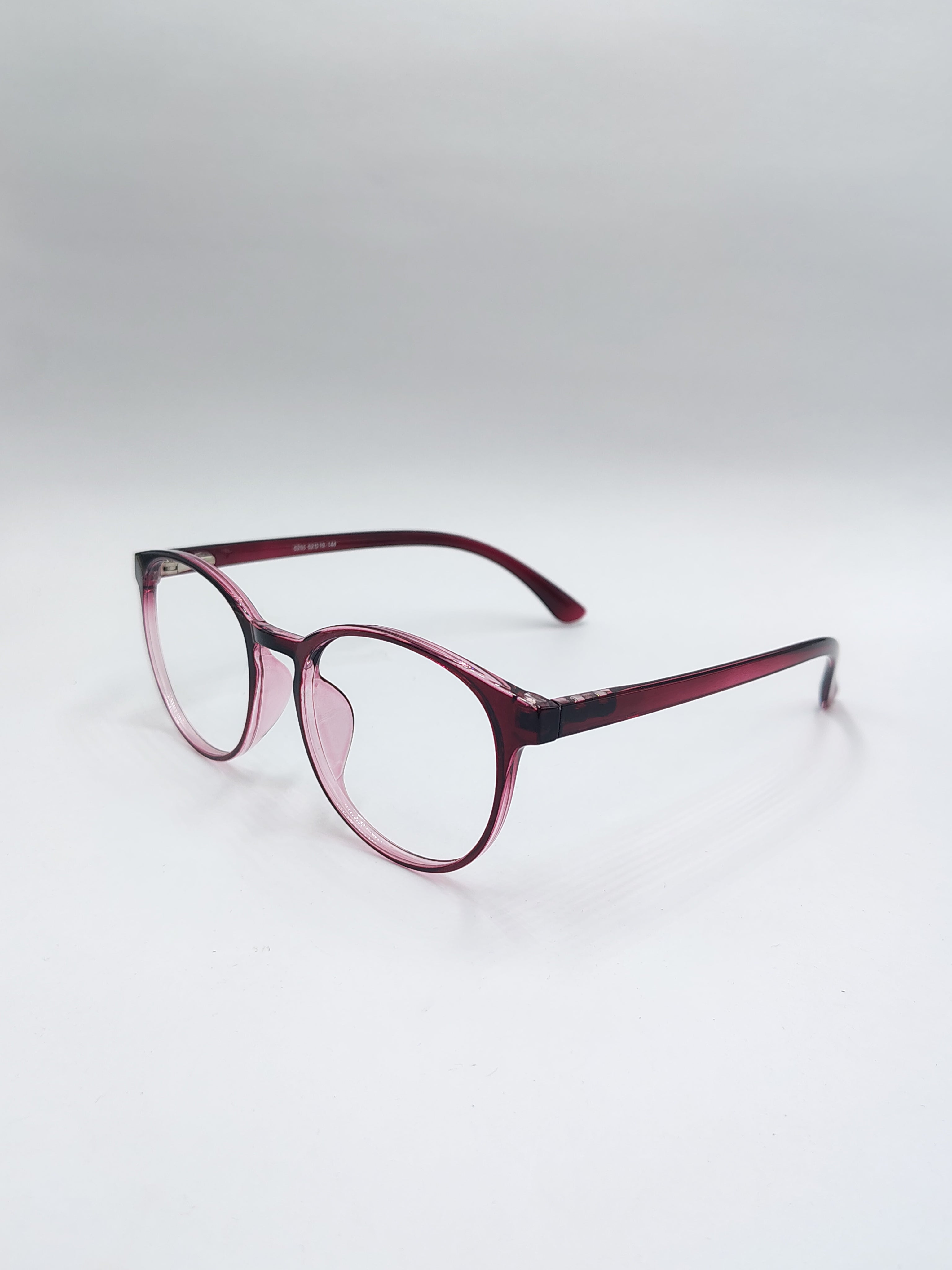 vision plus crystal burgundy frame