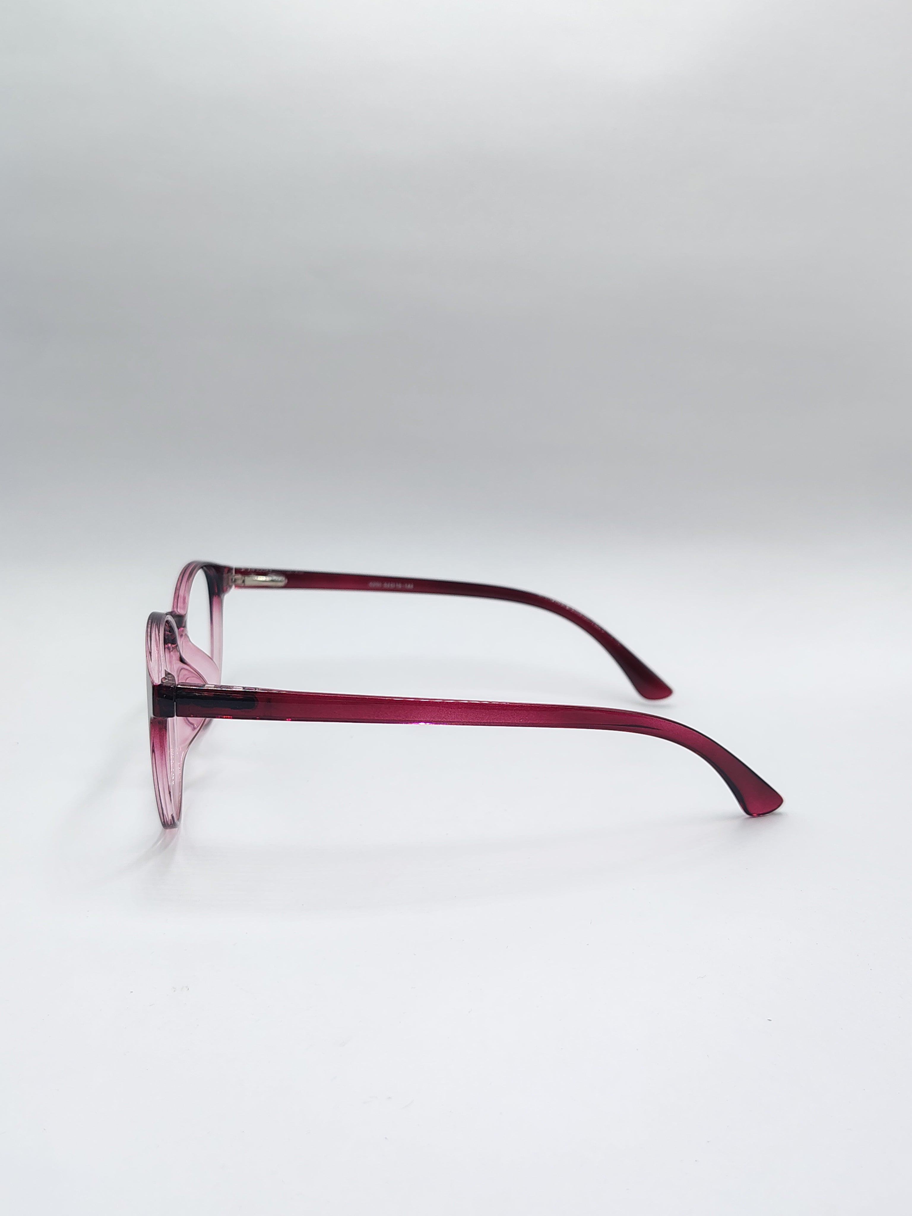 vision plus crystal burgundy frame