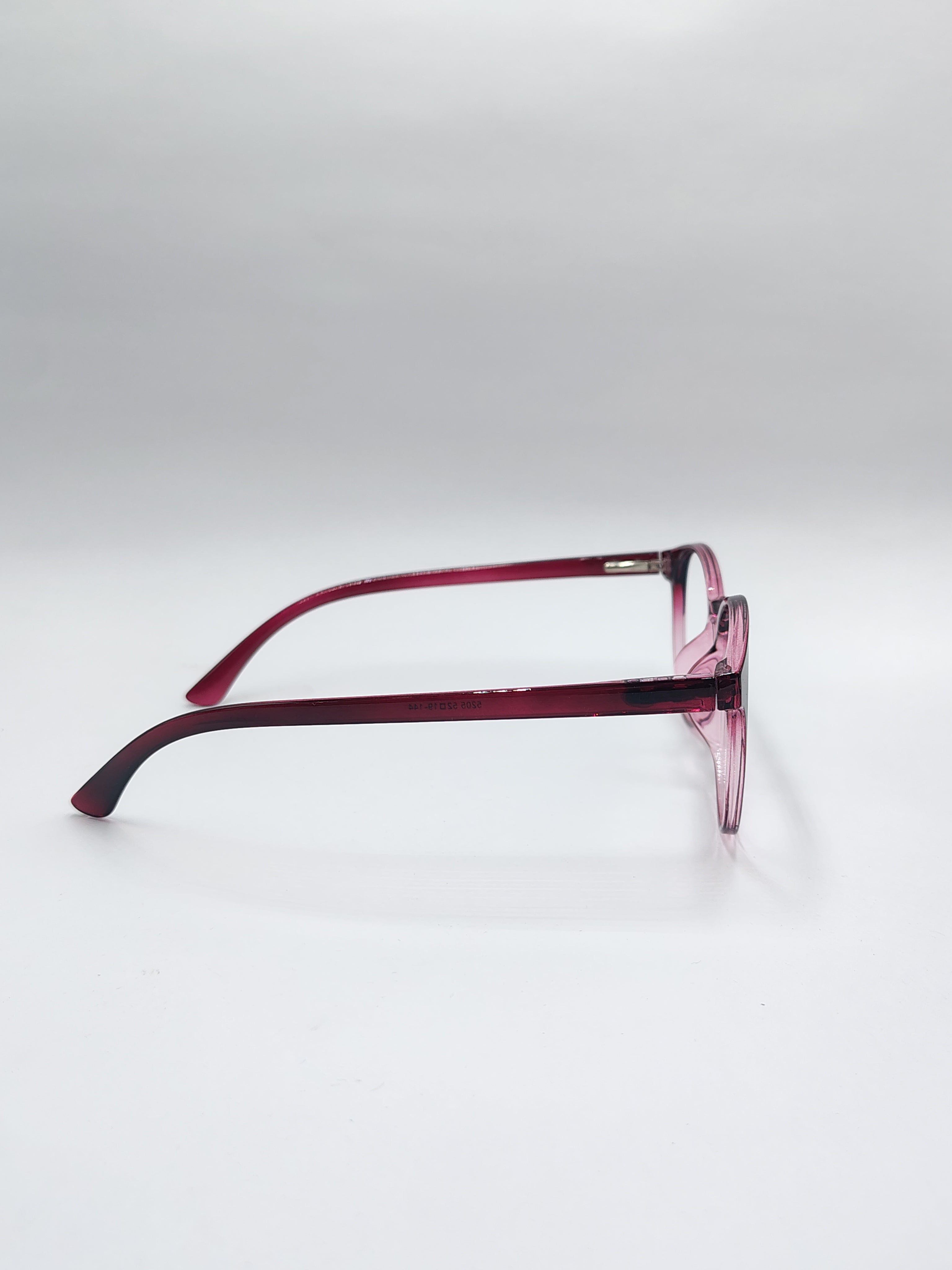 vision plus crystal burgundy frame