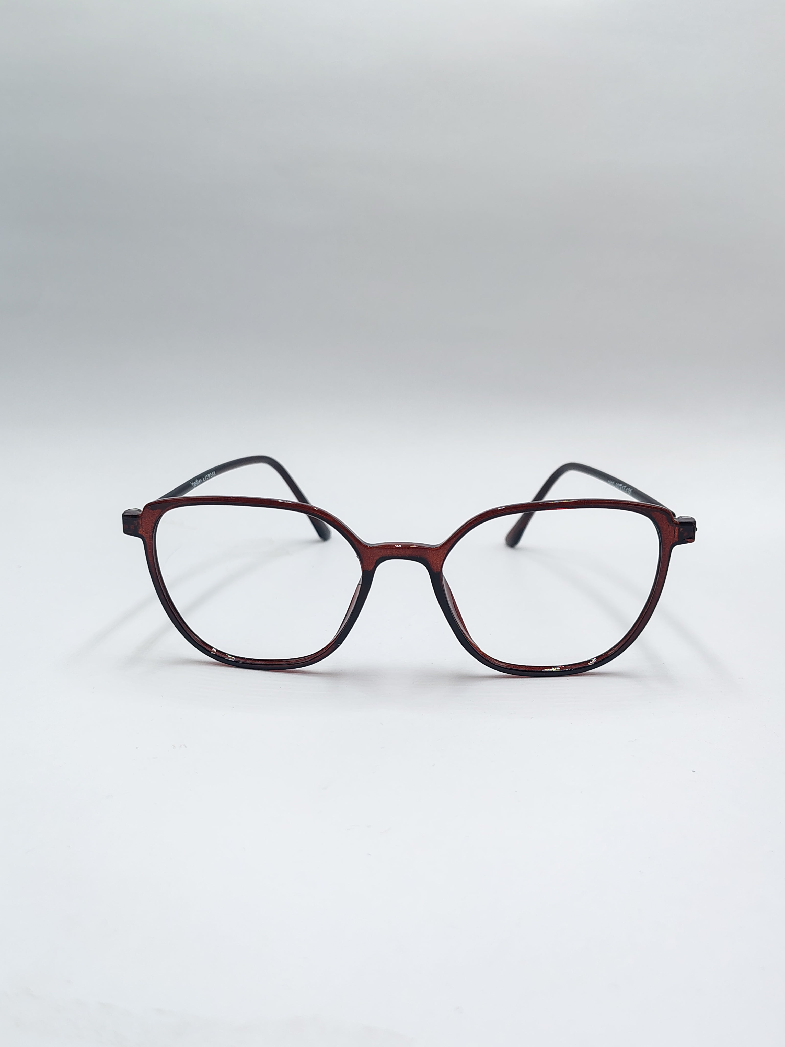 vision plus dark brown frame