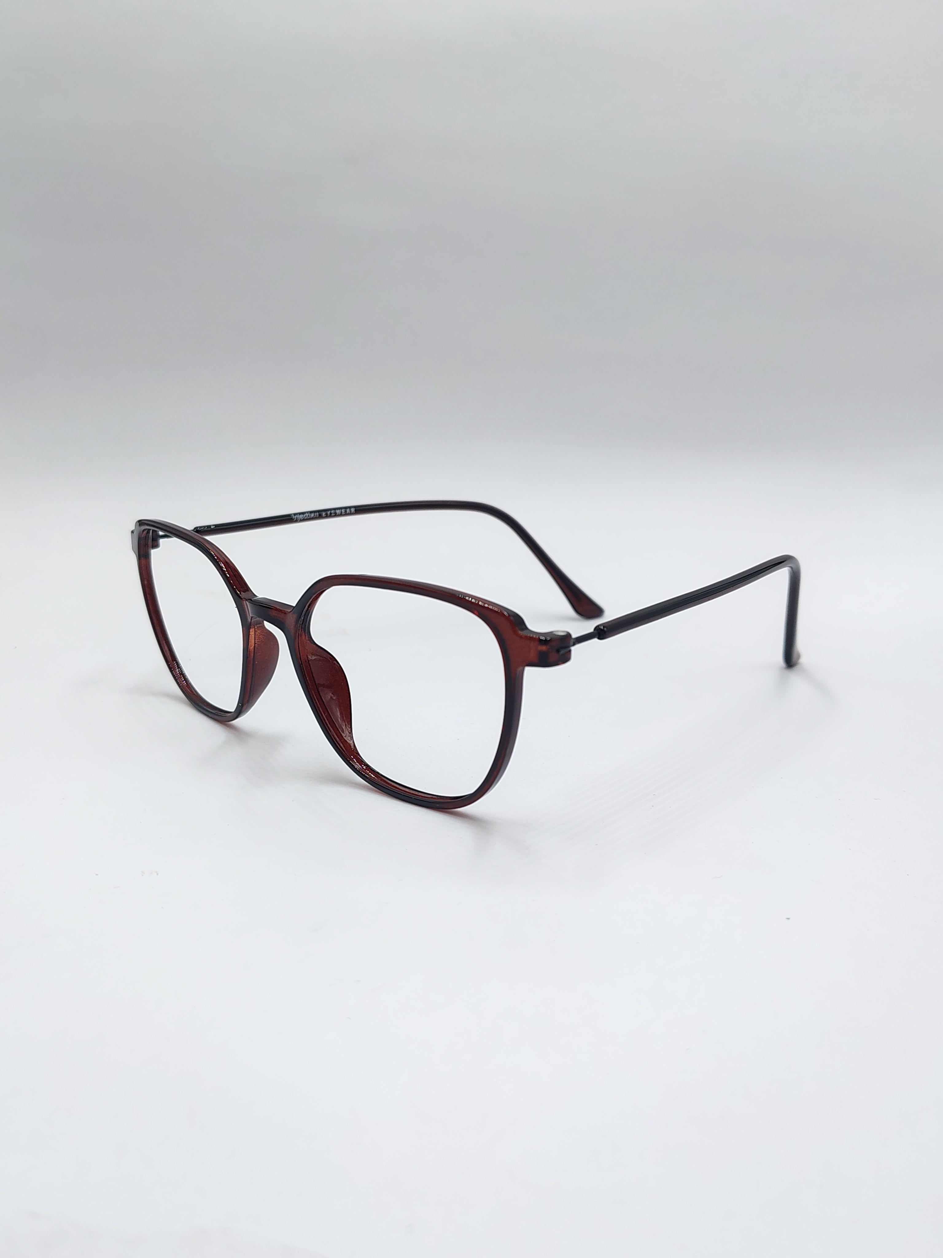 vision plus dark brown frame