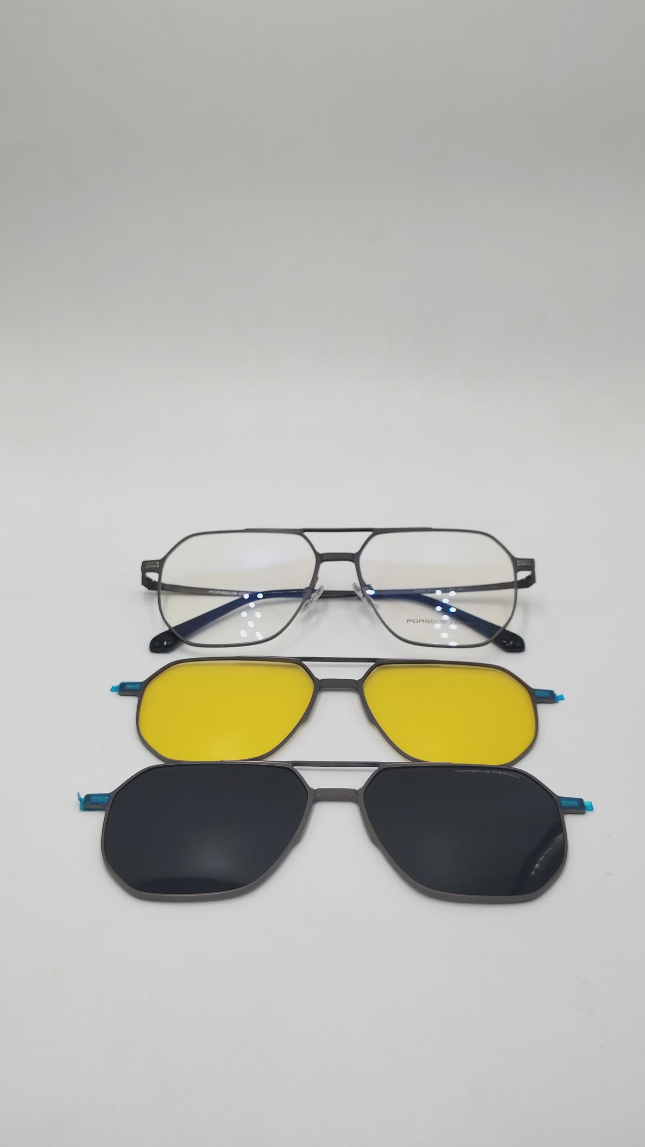 3 In 1 Clip On Square Frame